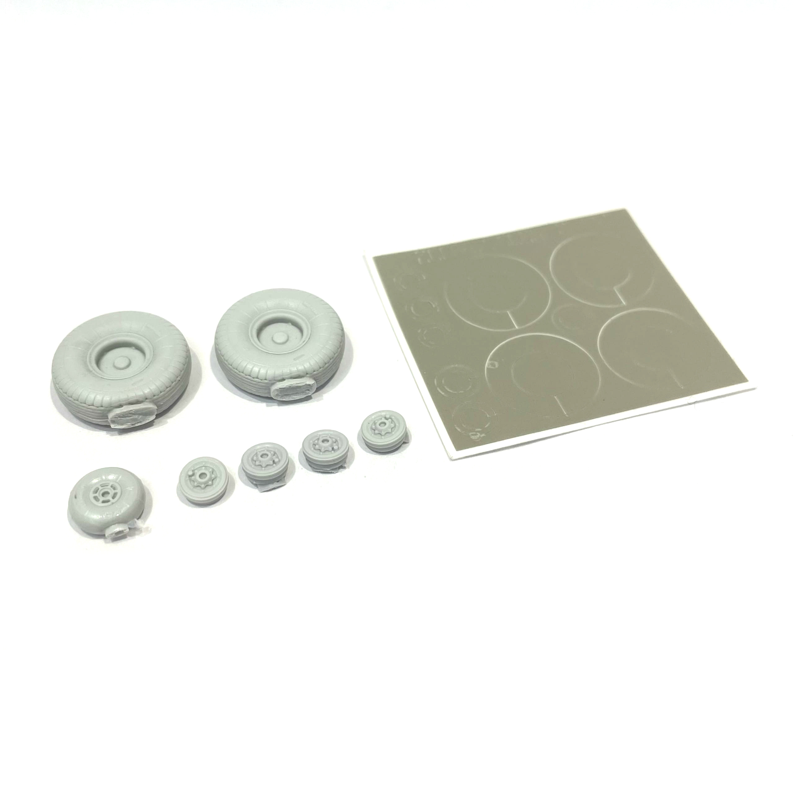 RS48002 E. V. M. 1/48 Chassis wheels for IL-2, Late (Tamiya)