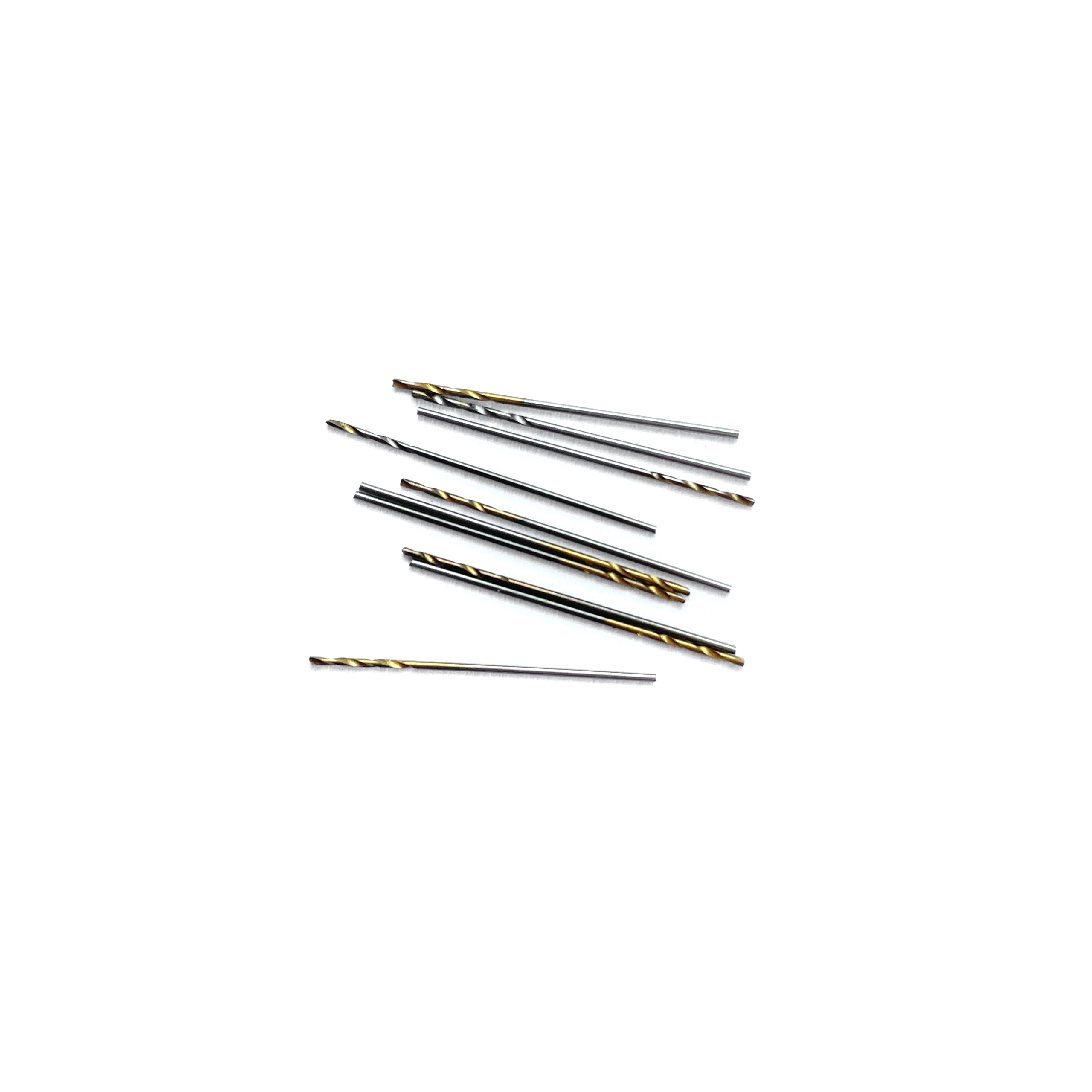 42559 JAS Mini drill HSS 6542 (M2) titanium coated d 0.5 mm 10 pcs.