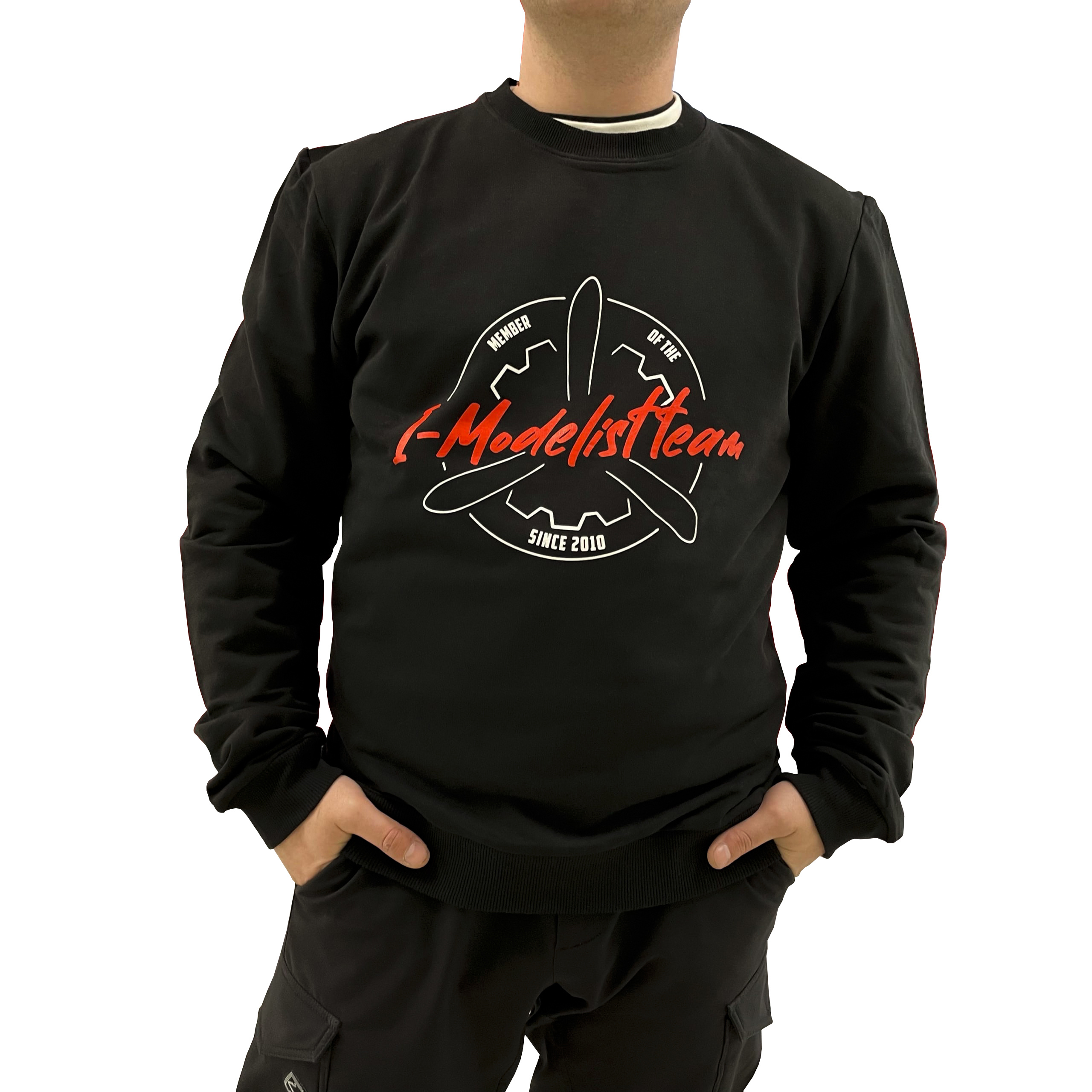 9670720 I am a Modeler Branded unisex sweatshirt, color black, size XXL