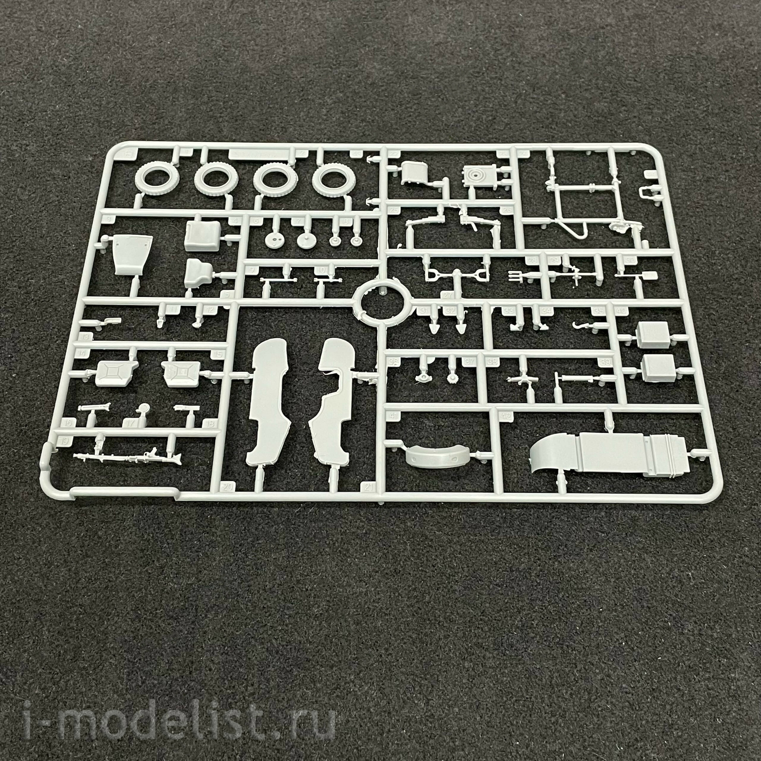 L3510 Great Wall Hobby 1/35 German motorcycle BMW R75 with a sidecar and a trailer-truck