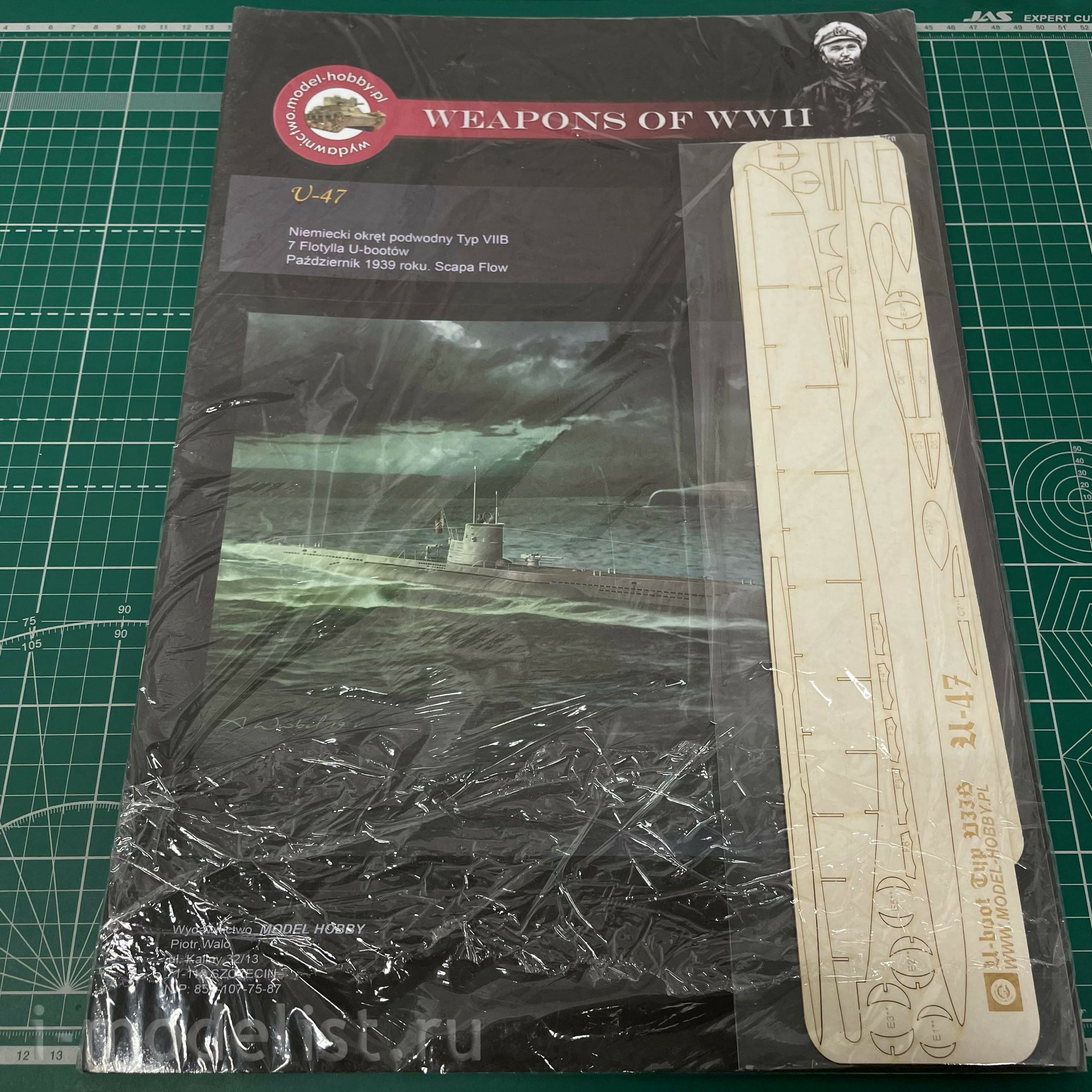027L ModelHobby 1/200 Paper Model U-47 + Laser Cutting