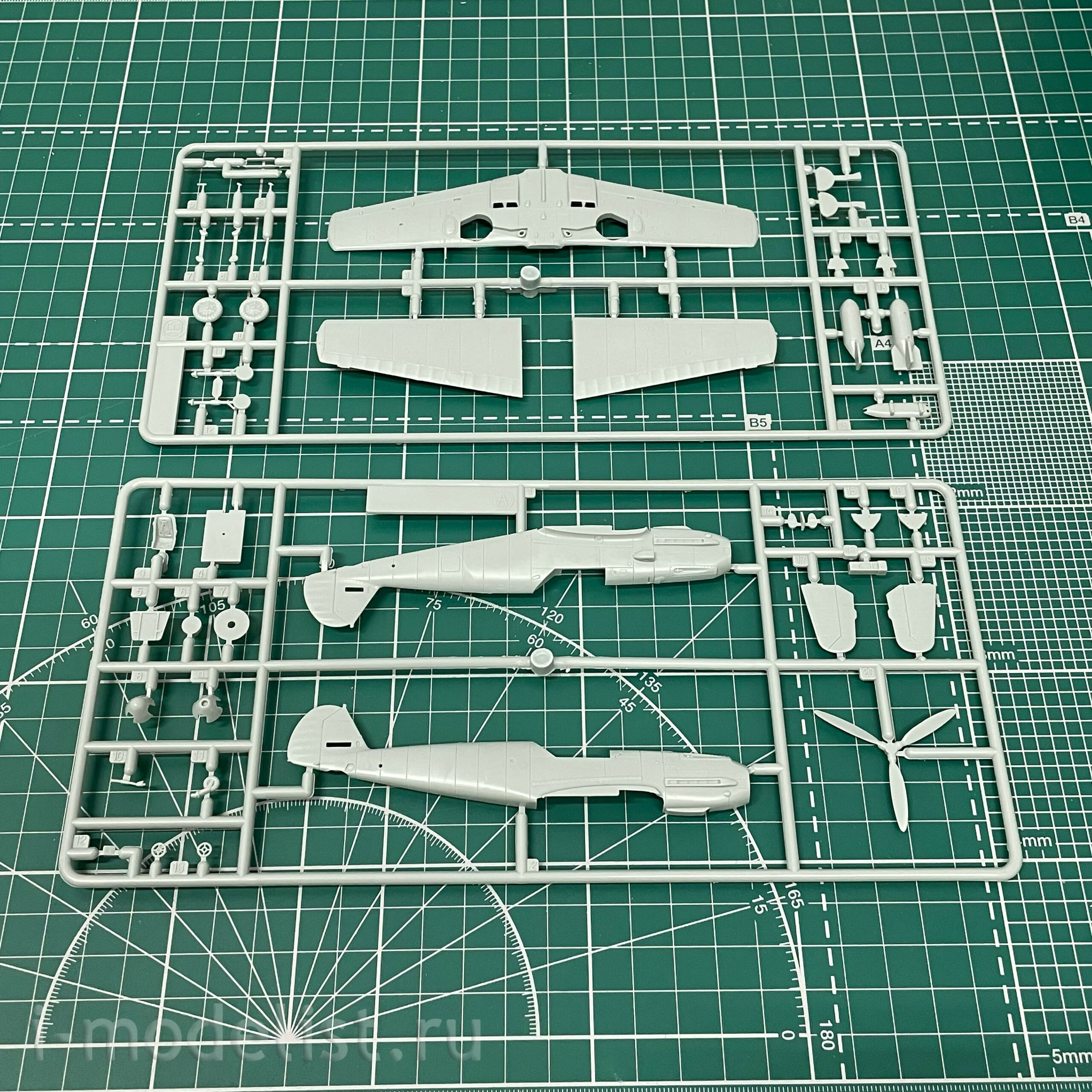 207209 Modeler 1/72 German fighter Messerschmitt Bf-109E