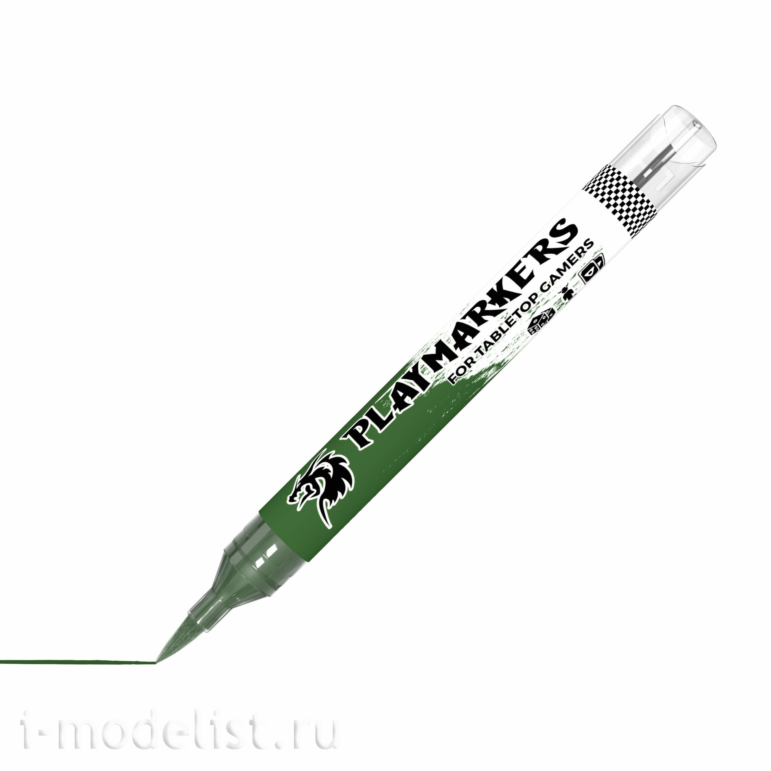 AKM013 AK Interactive Акриловый маркер PLAYMARKER - Тёмно-зелёный / DARK GREEN – PLAYMARKER