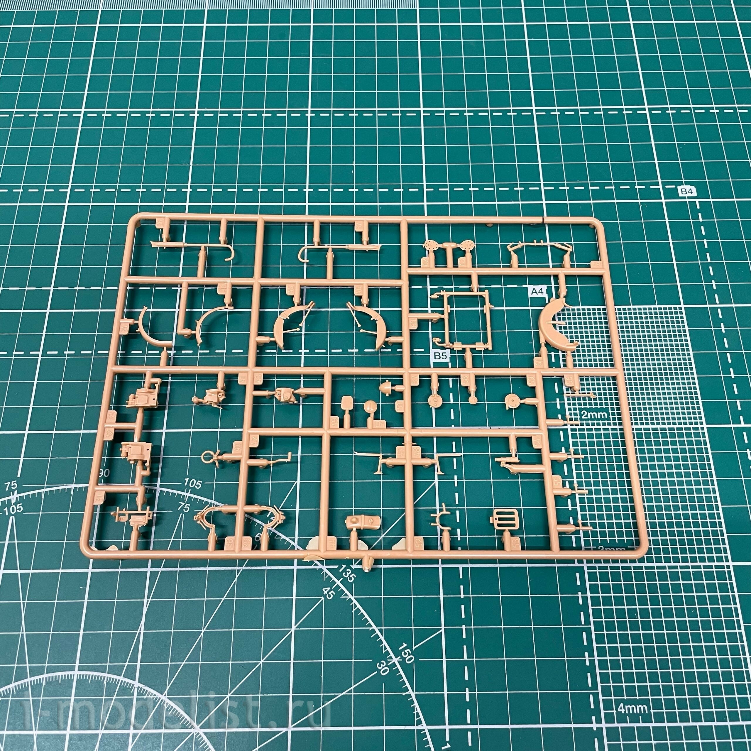 3651 Zvezda 1/35 Soviet motorcycle M-72 with mortar