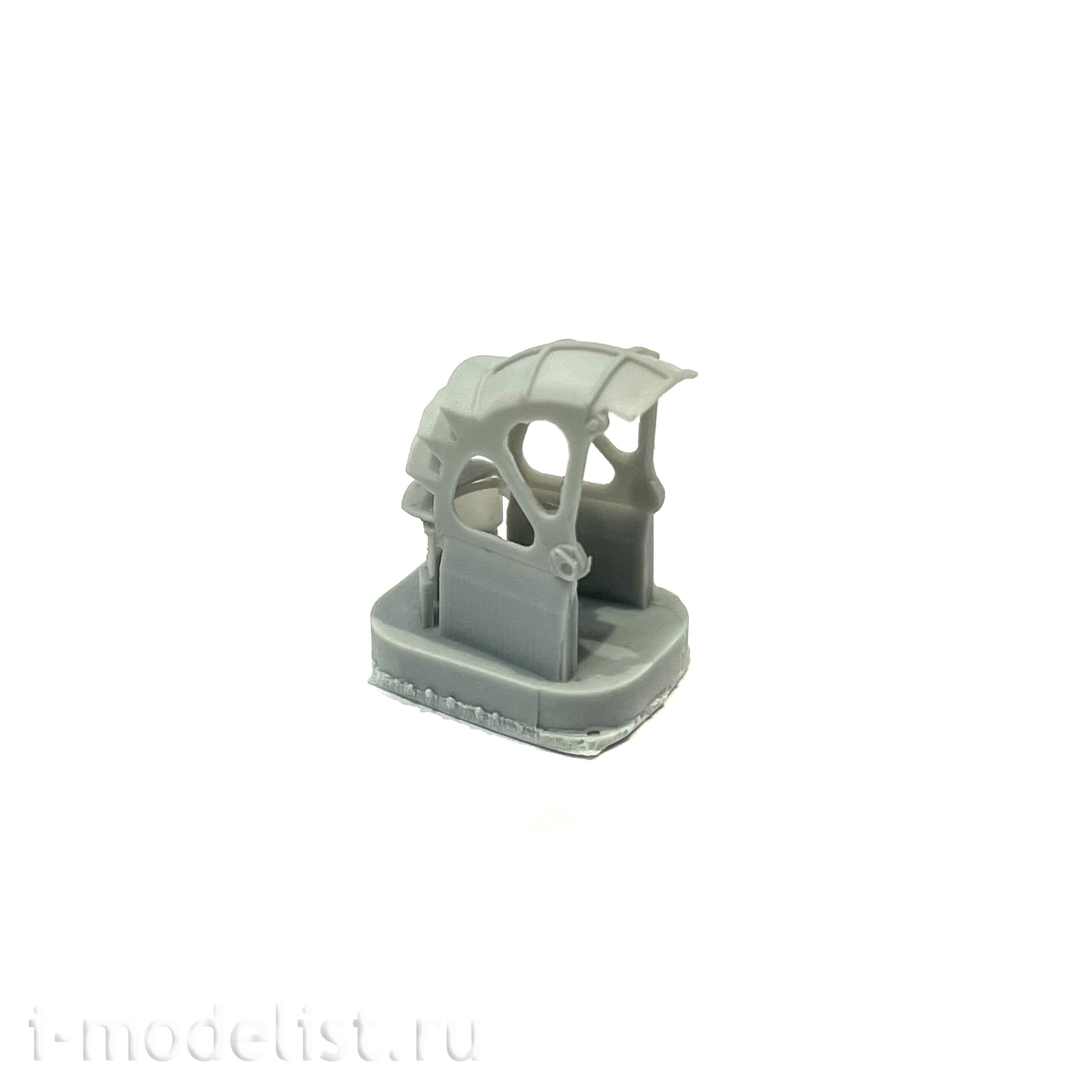 RS48019 E.V.M. 1/48 Highly detailed resin wheels for the Soviet 25 attack aircraft model of the Zvezda company with a mudguard. Additionally, the set includes photo etching details with the attachment of the mudguard to the chassis rack