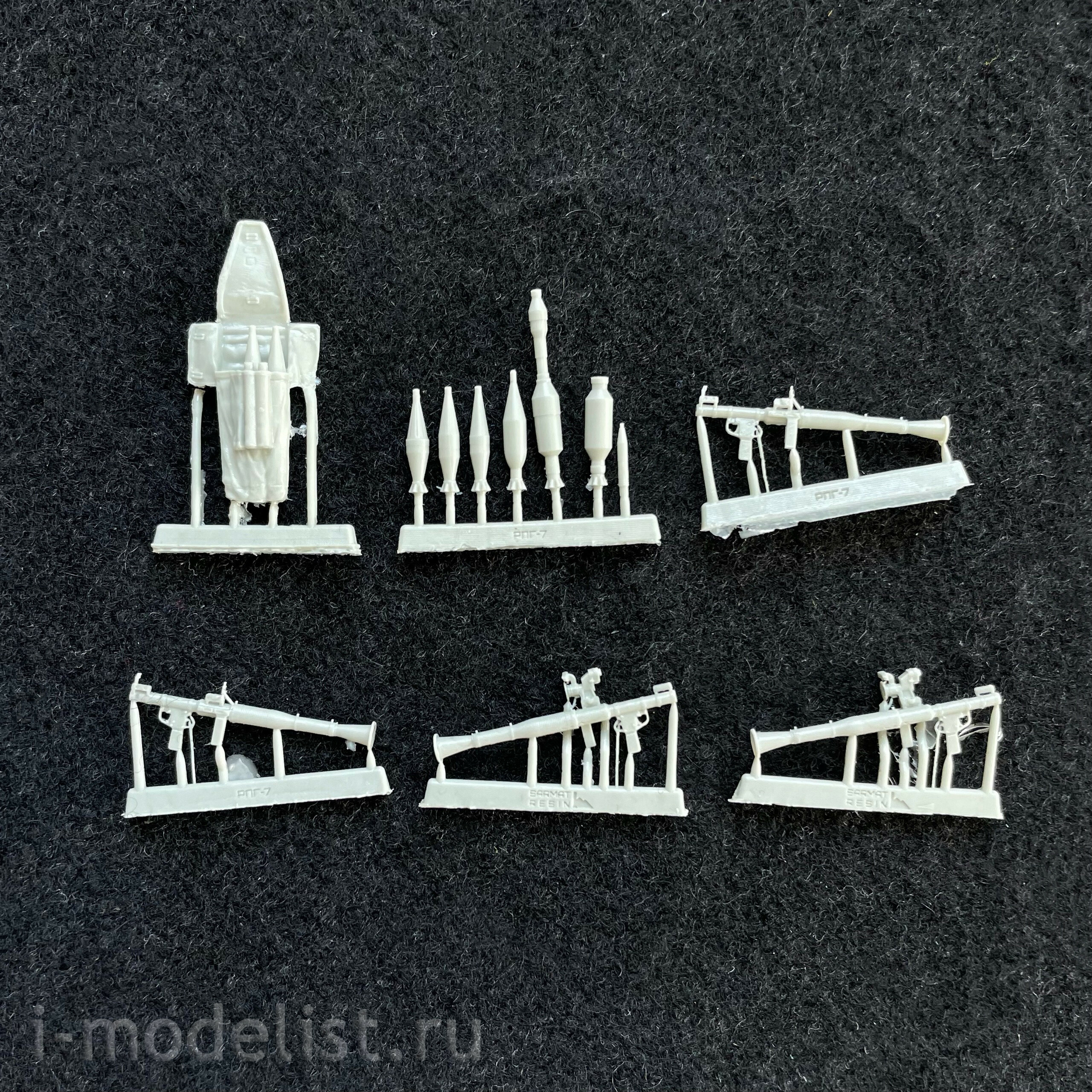 SRW3502 Sarmat Resin 1/35 RPG-7 Grenade Launcher (4 pcs. + bonuses)