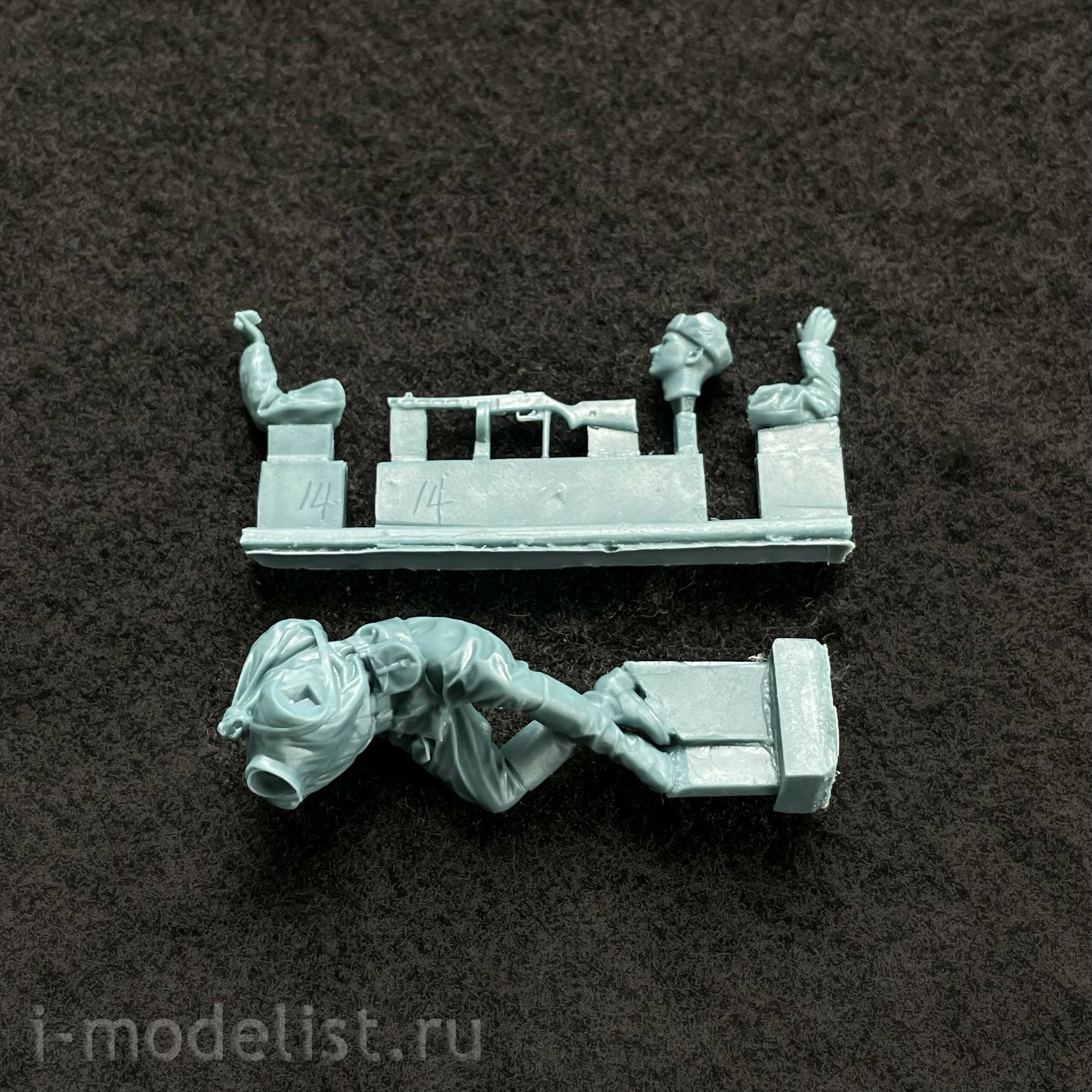 BR-004 Border Model 1/35 Soviet tank landing troops of the Second World War (5 figures)