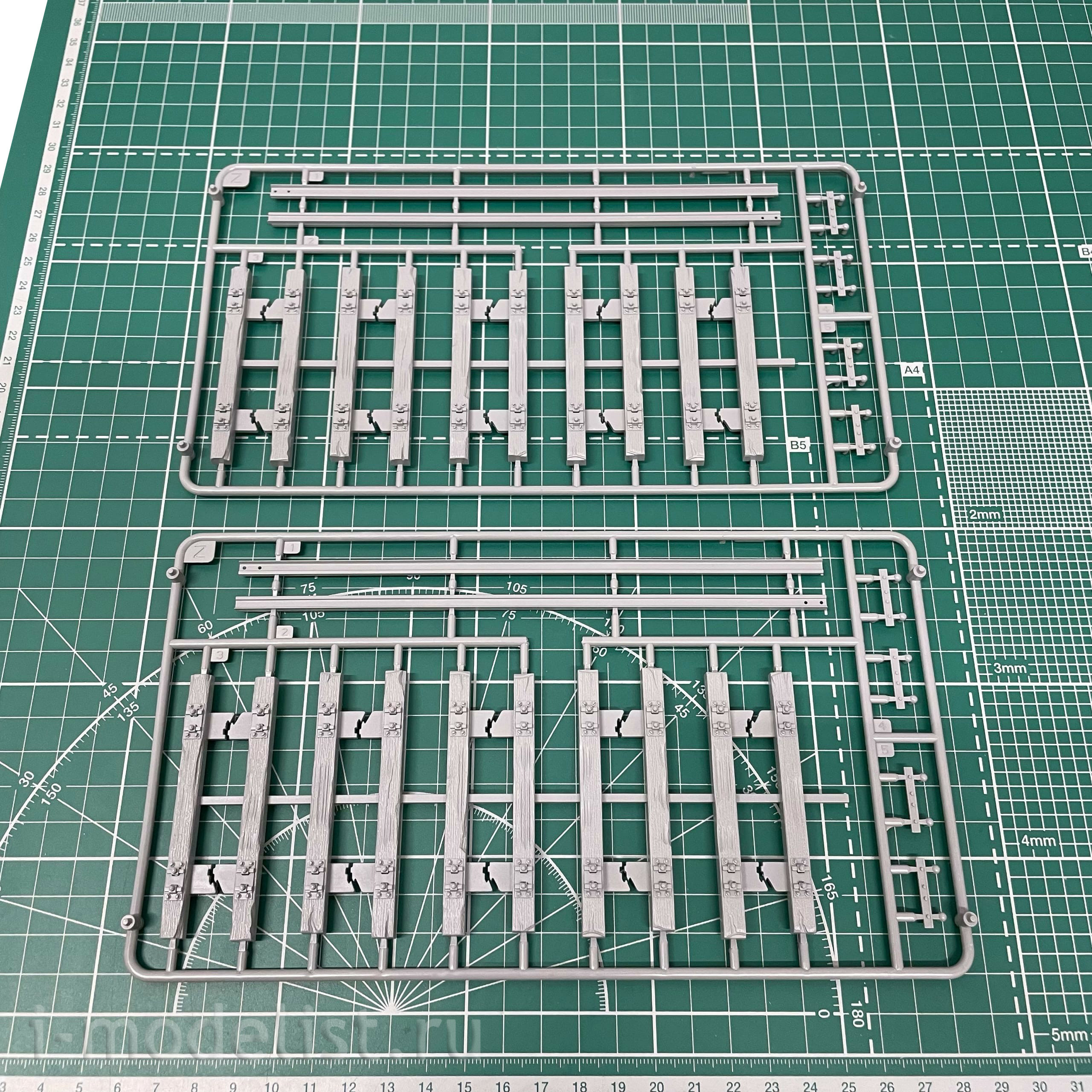 35B06-A Sabre Model 1/35 Set of railway tracks and sleepers (2 pcs.)