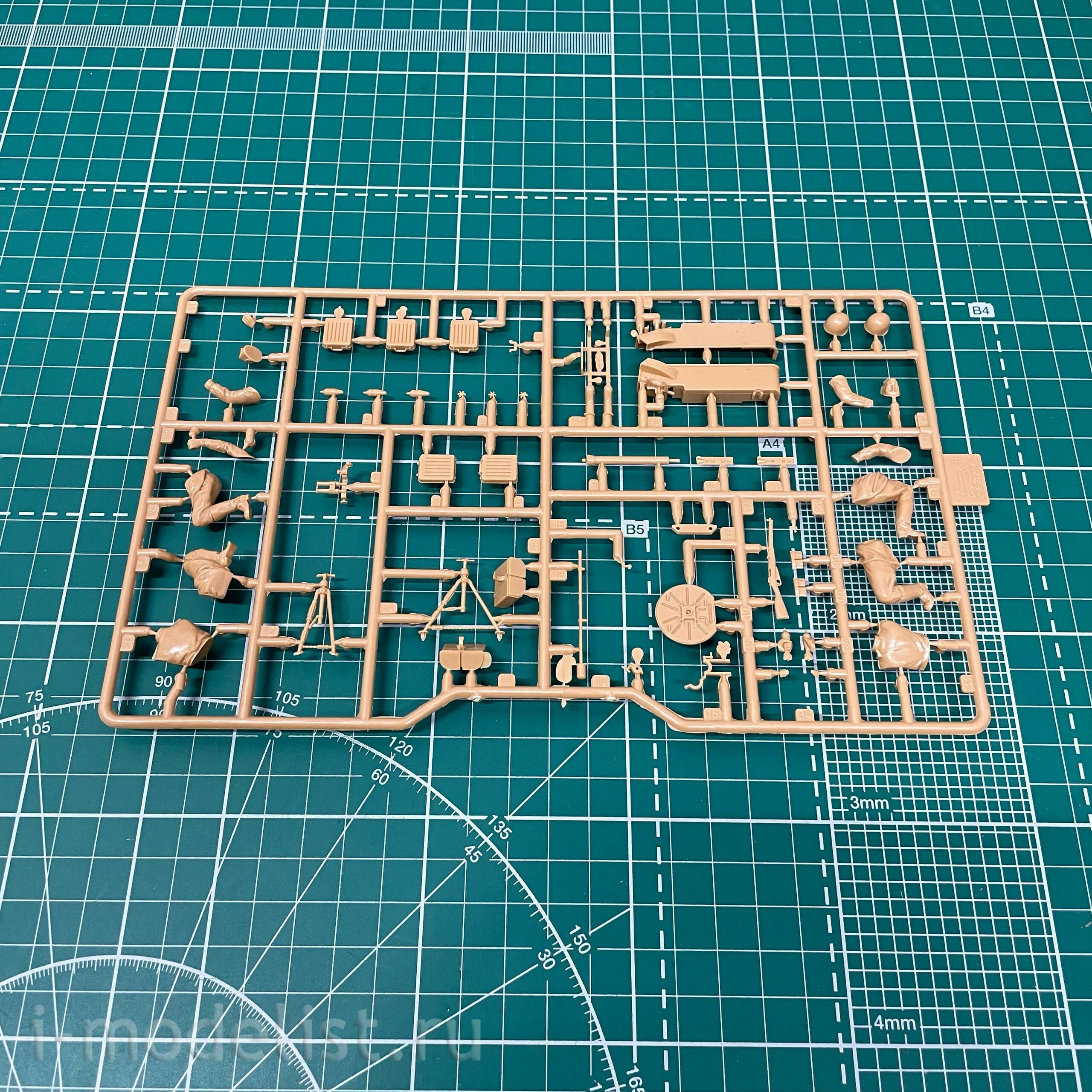 3651 Zvezda 1/35 Soviet motorcycle M-72 with mortar