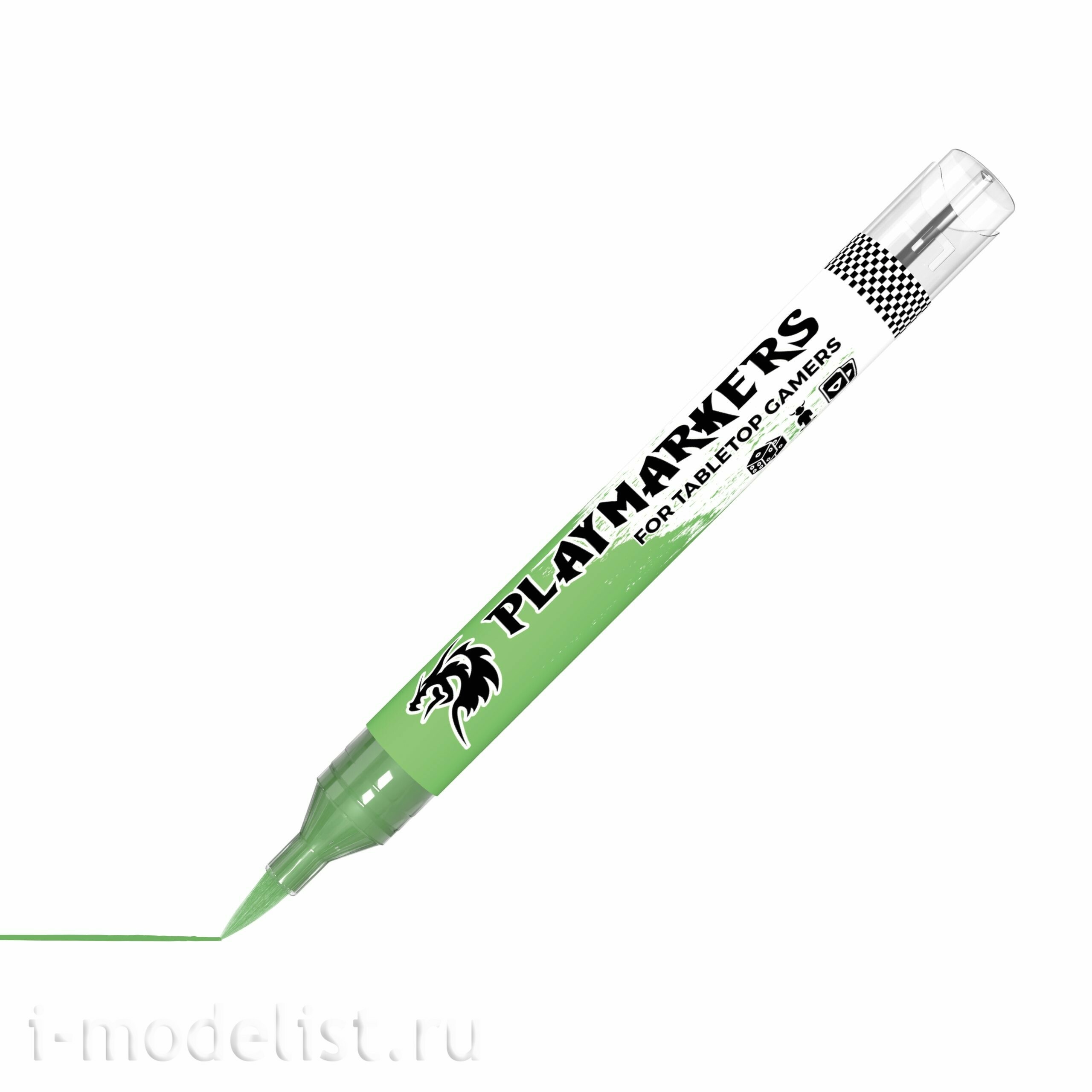 AKM014 AK Interactive Акриловый маркер PLAYMARKER - Живfromный зелёный / ANIMAL GREEN – PLAYMARKER