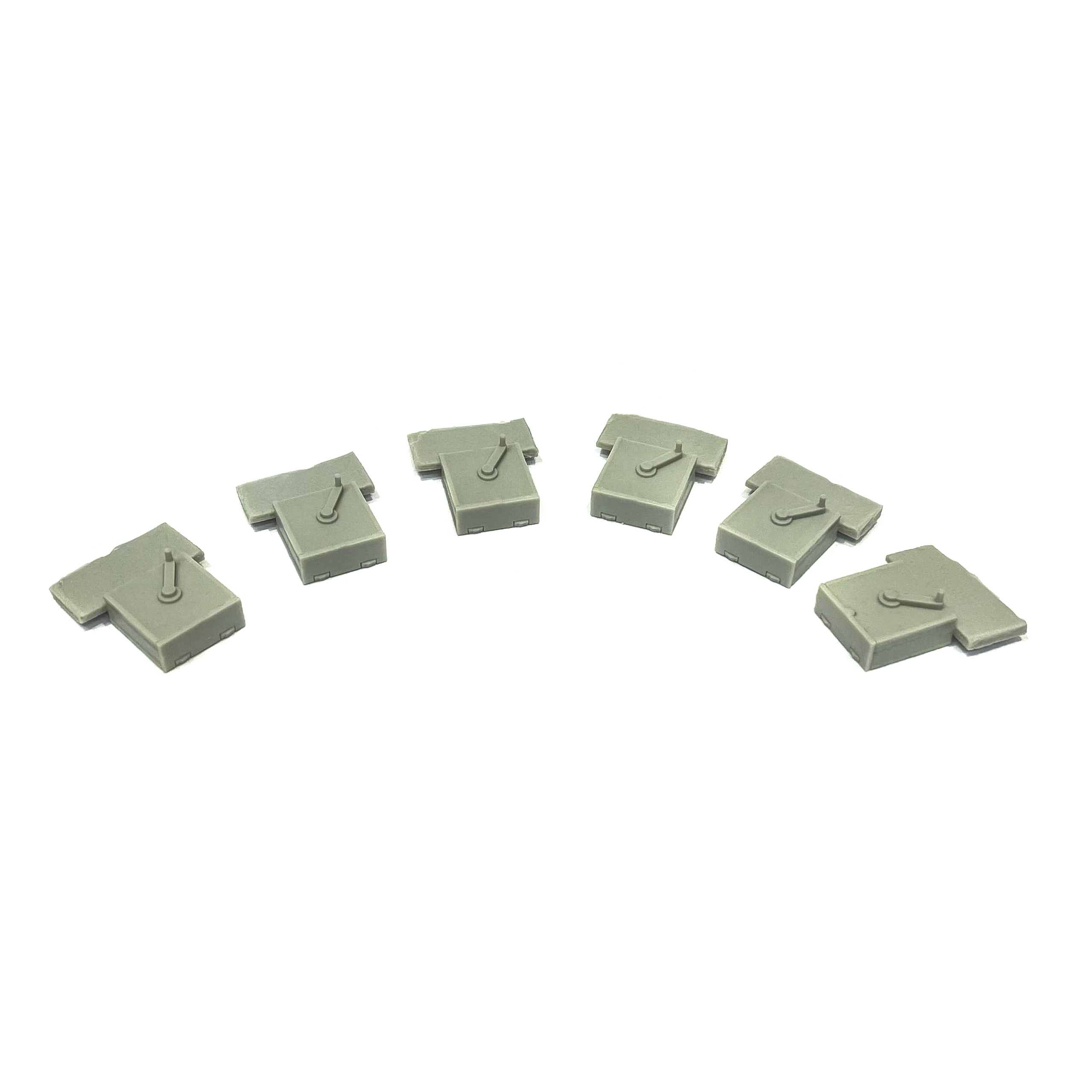 ZA35286 Zebrano 1/35 8X50 mm Machine Gun Belt Box (6 pcs.)