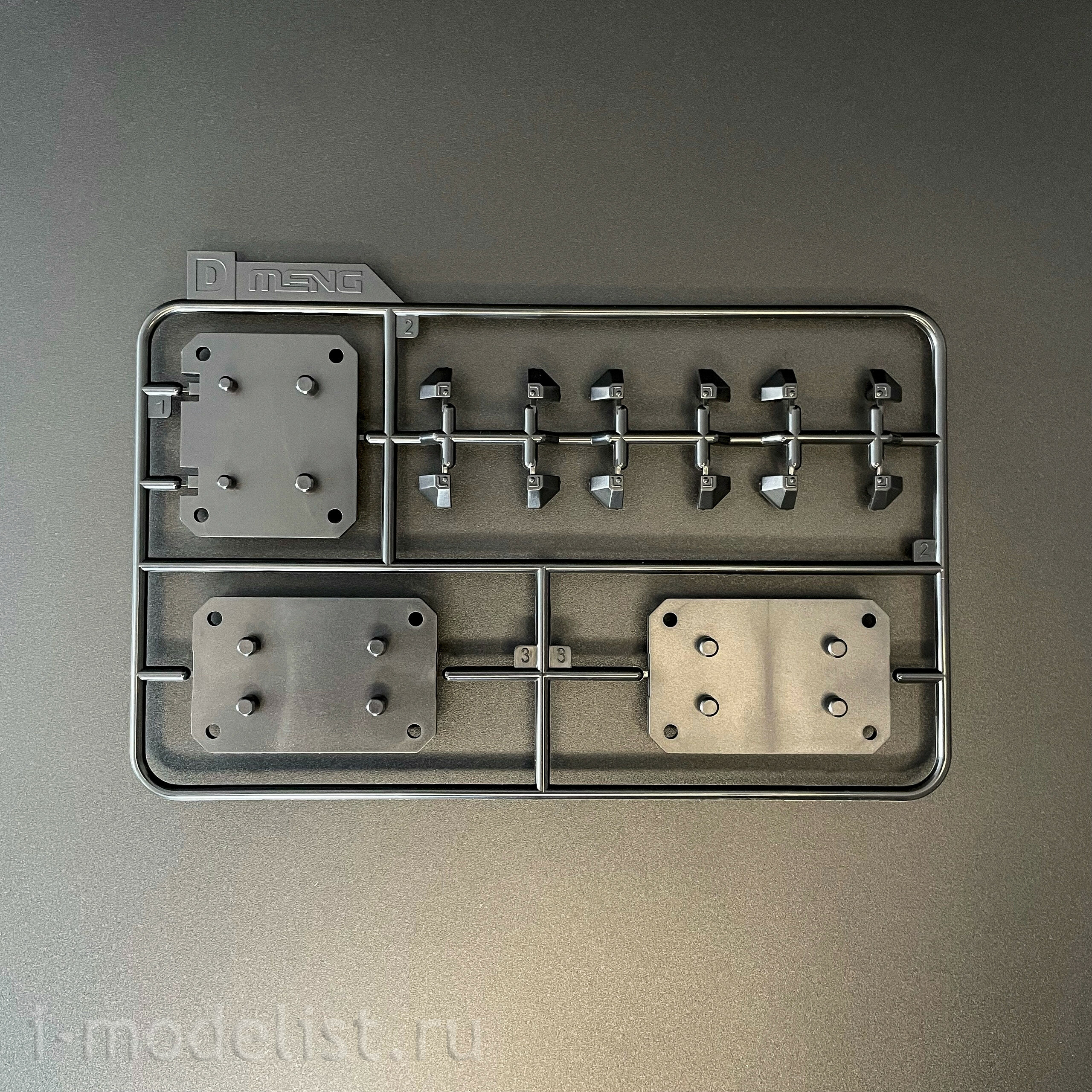 SPS-091s Meng 1/9 Багажные ящики BMW R1250GS ADV (Предварительно окрашенная версия)