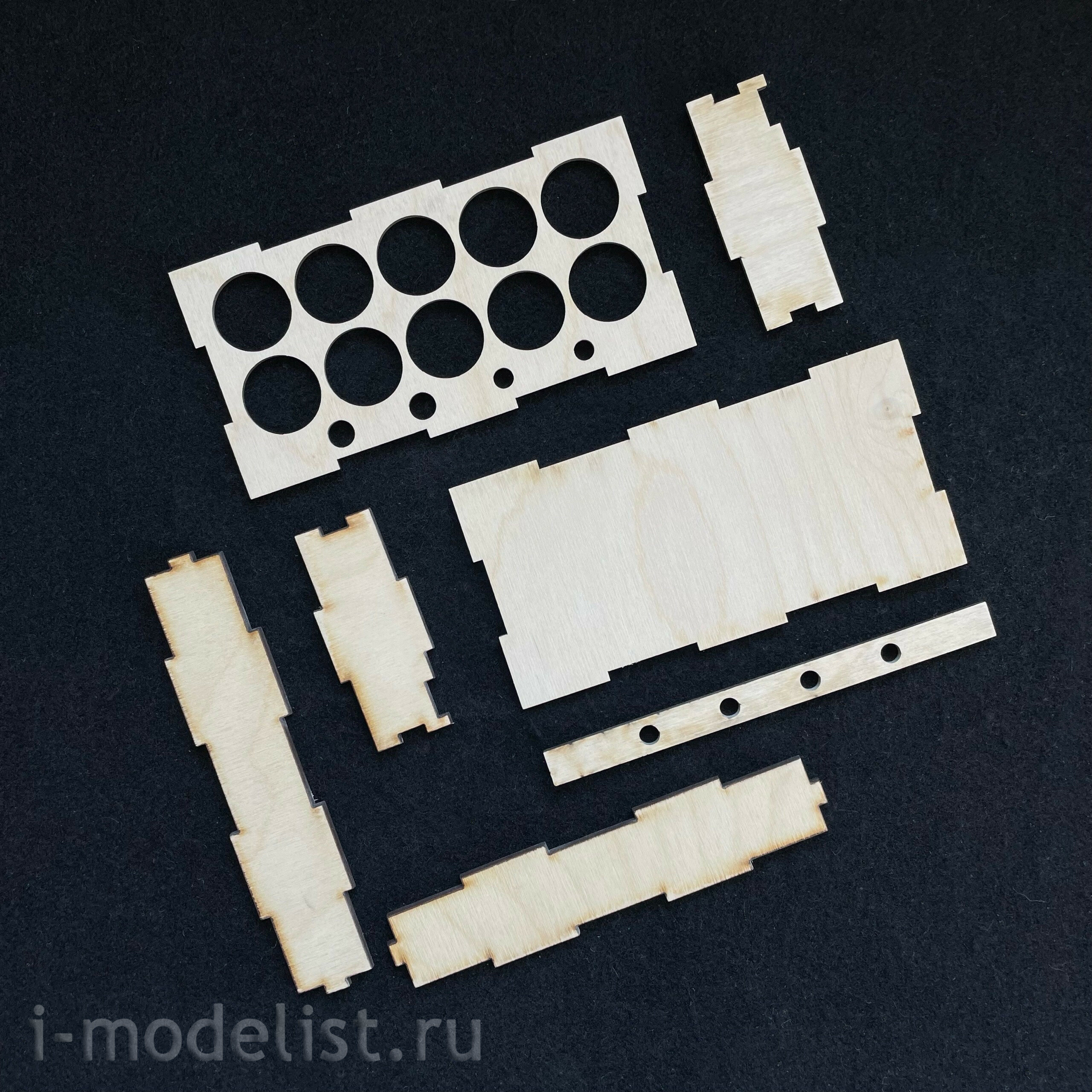 LSH0005 Laser Hobby Stand for paints and glue Zvezda and brushes