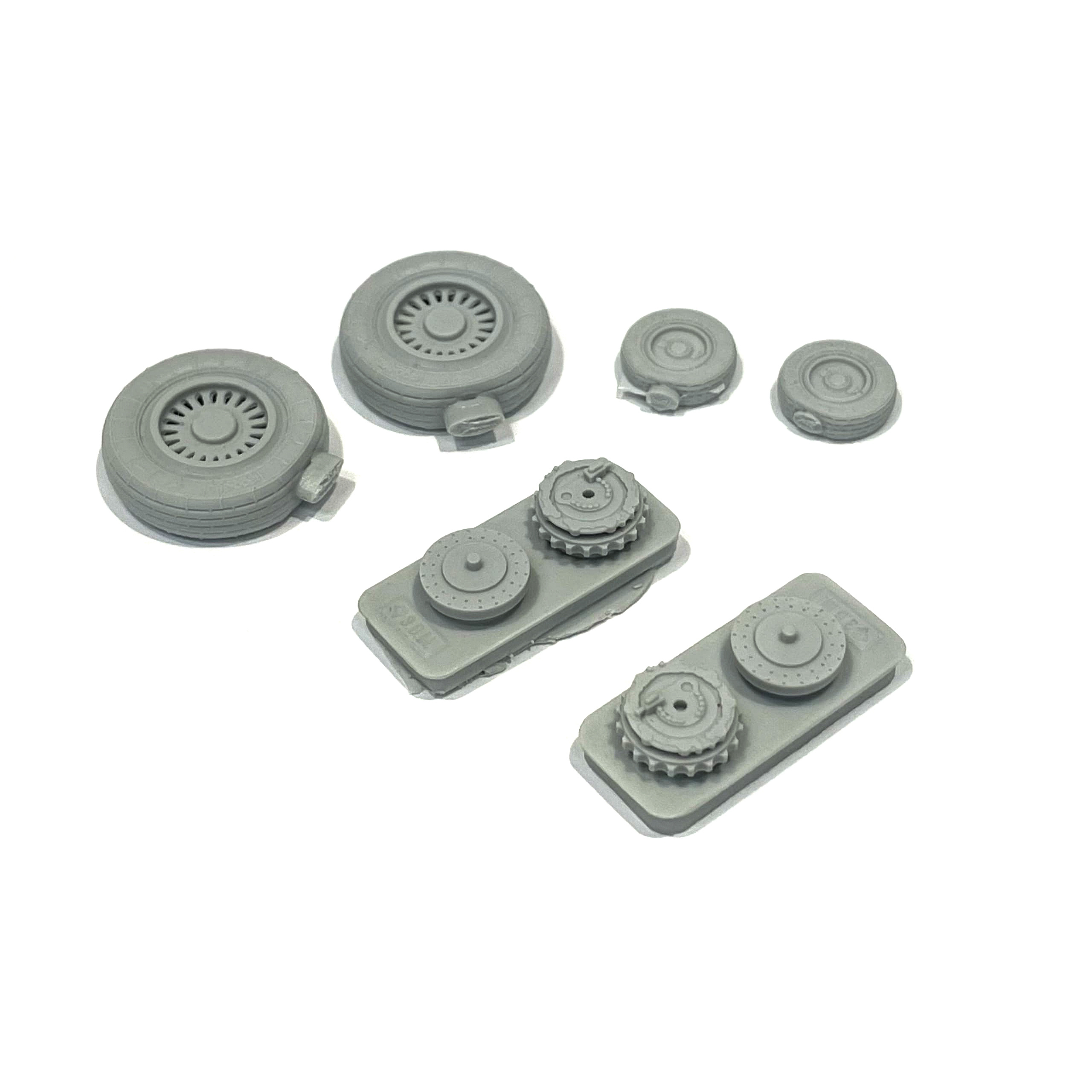 RS72006 E.V.M. 1/72 Chassis Wheels for MiGG-25 (Type-2)