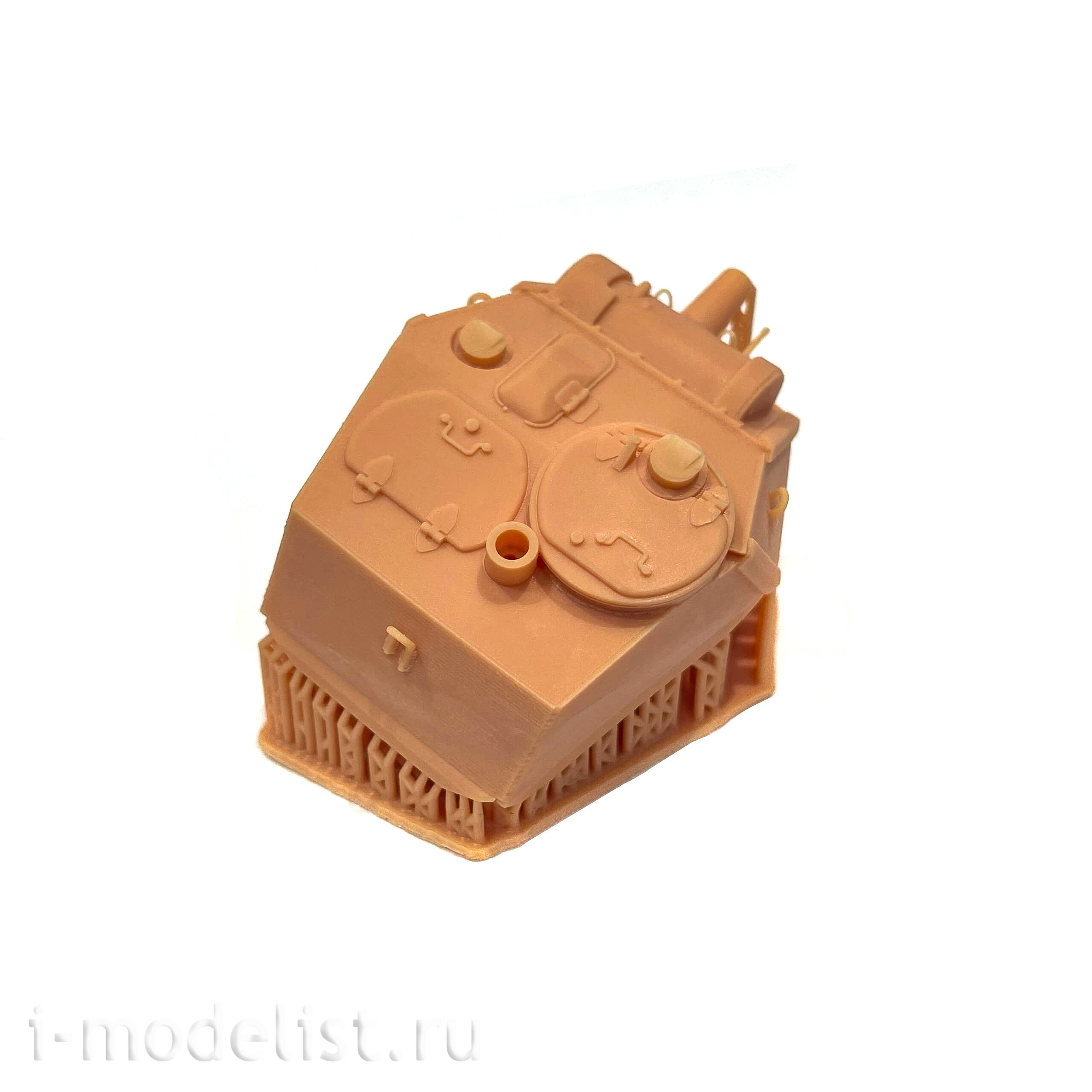 MM35007 My model 1/35 Turret with 20K cannon for T-70B tank, handrails for infantrymen (with texture)