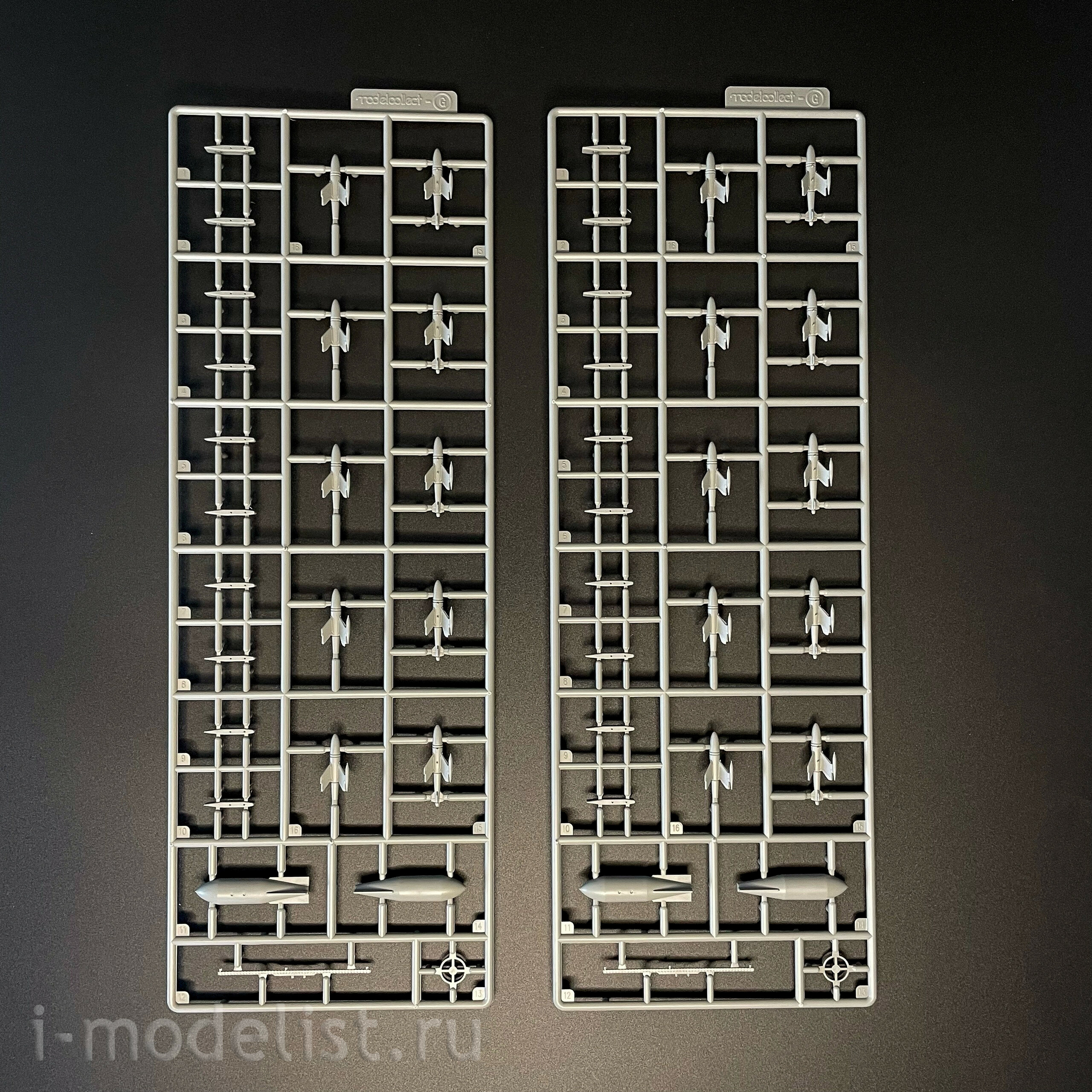 UA72216 Modelcollect 1/72 Набор немецкого оружия Люфтваффе времен Второй мировой войны (набор 1)