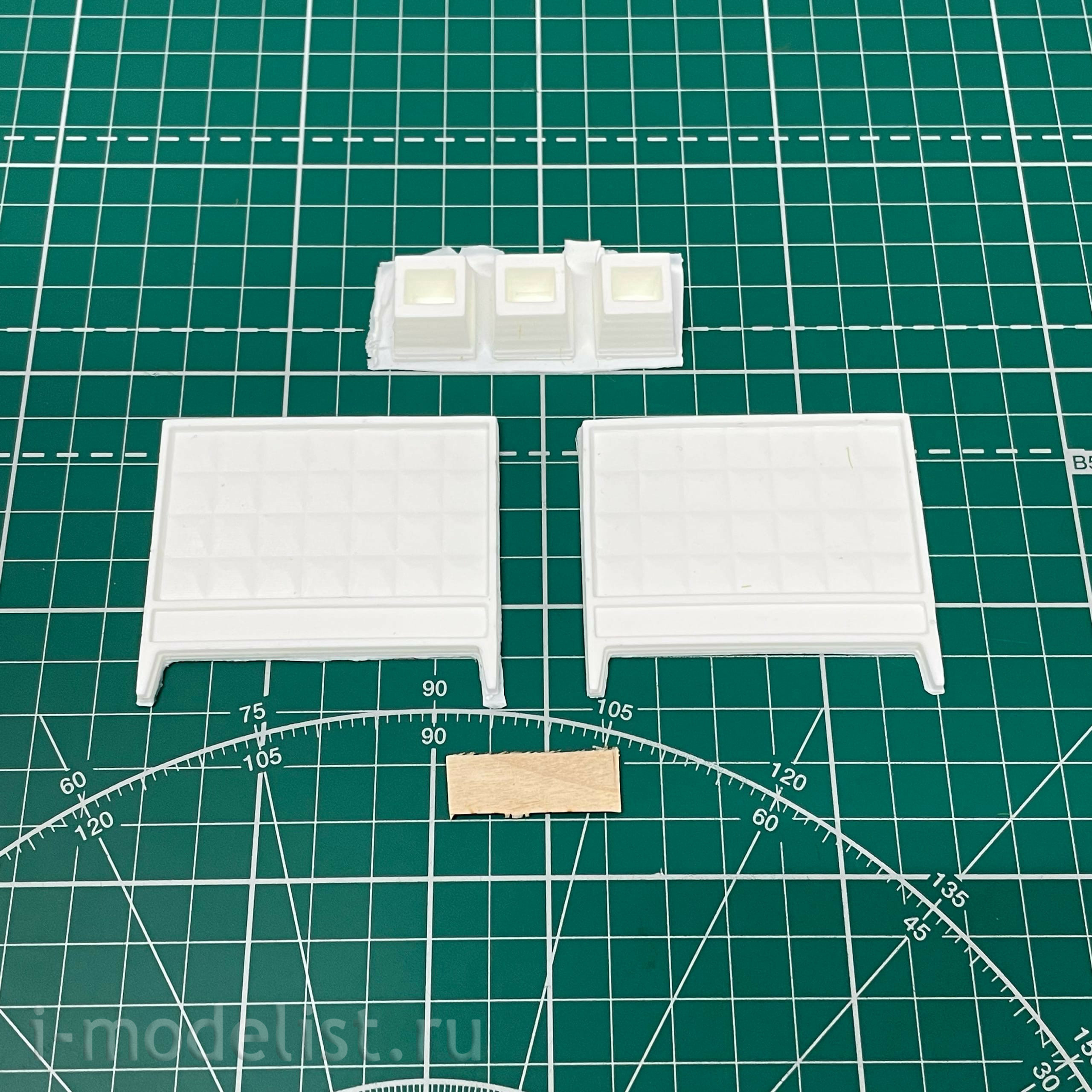 22-902/2 Imodelist 1/48 Concrete Fence DIAMOND FACE 3 PB30.20 2 plates (3 cups) + wedges