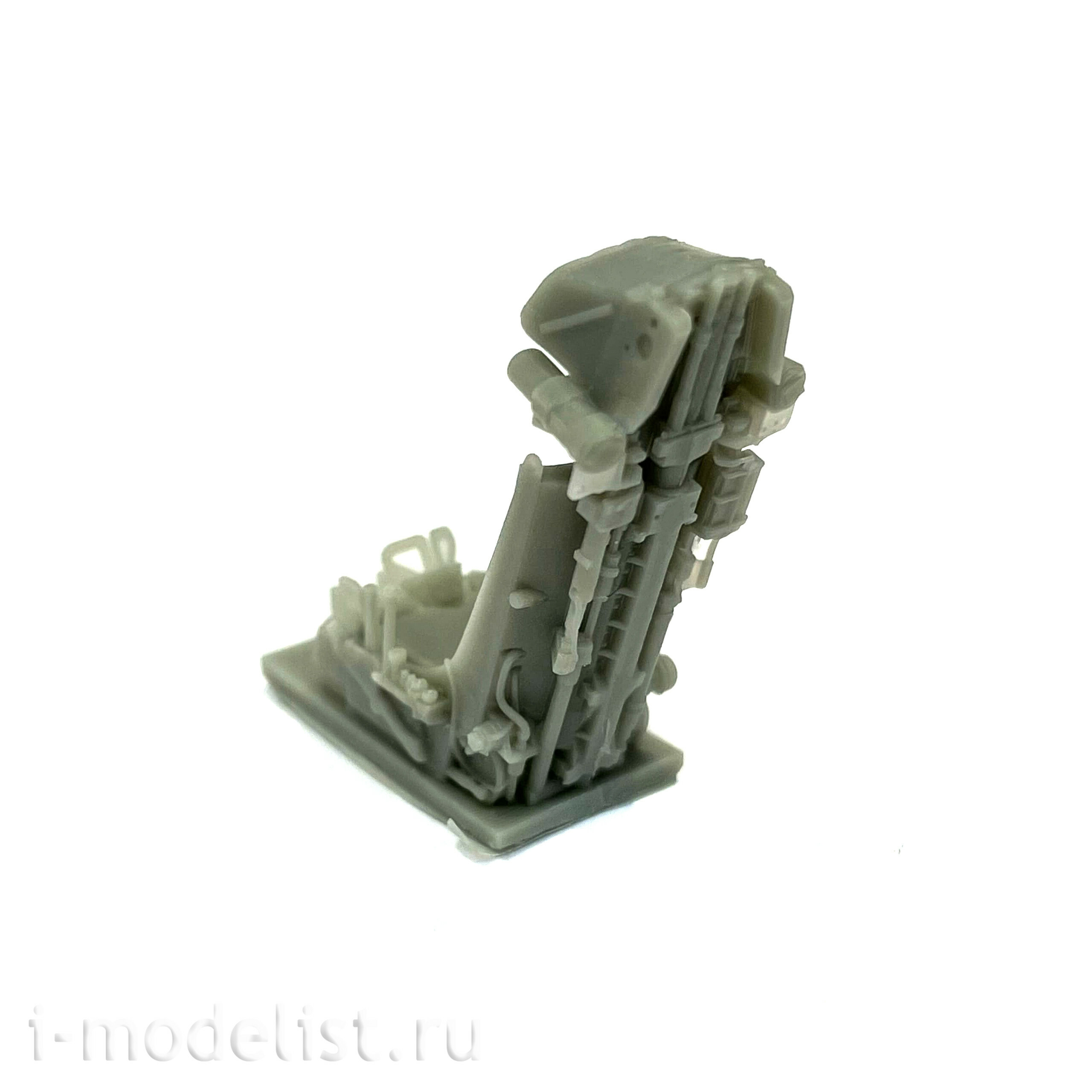 RS48020 E.V.M. 1/48Highly detailed resin chair K-36L for the Soviet 25 attack aircraft model of the Zvezda company with photo etching straps.