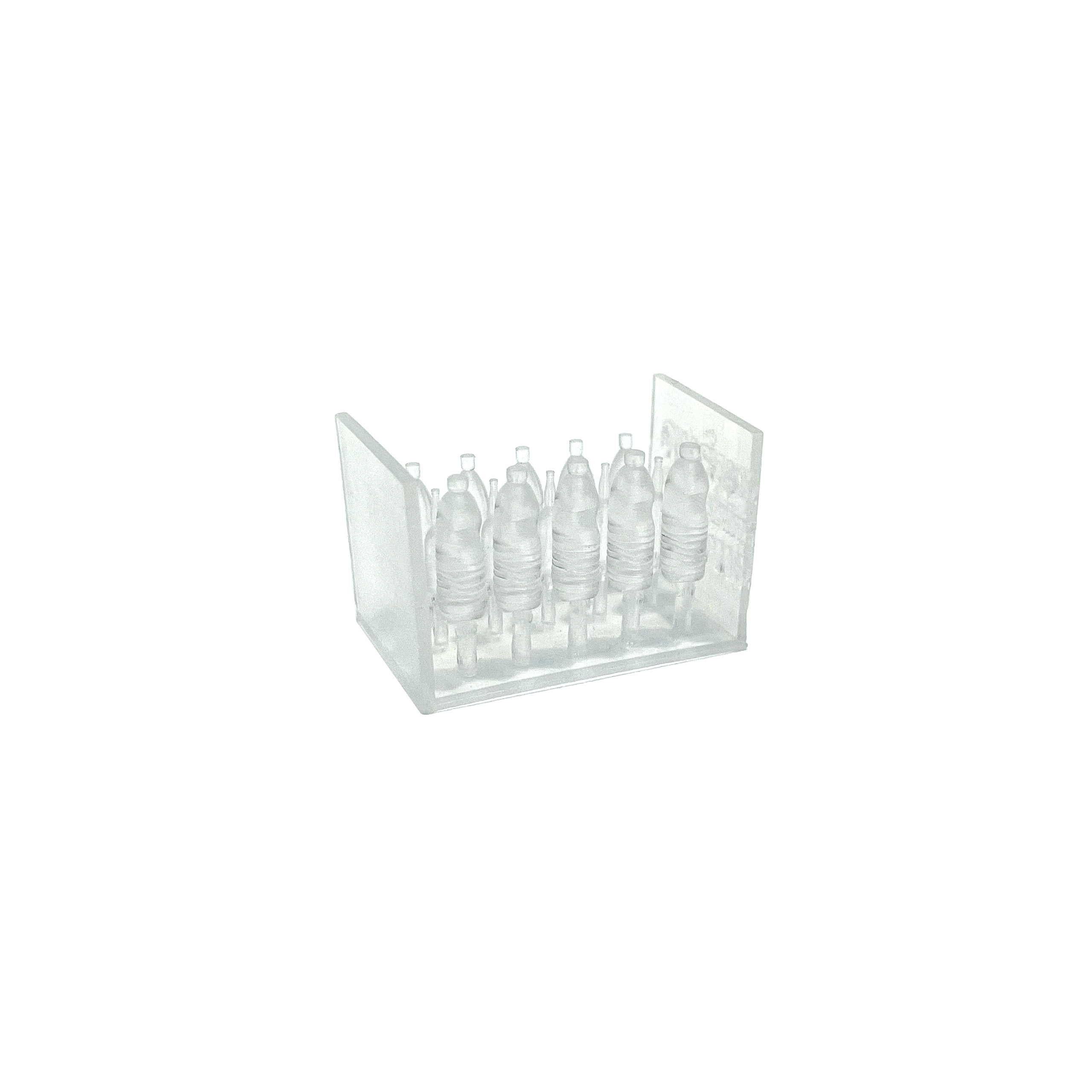KMP002 Kaupang Miniatures 1/35 Set: 5 plastic crumpled, 5 beer and 5 milk bottles