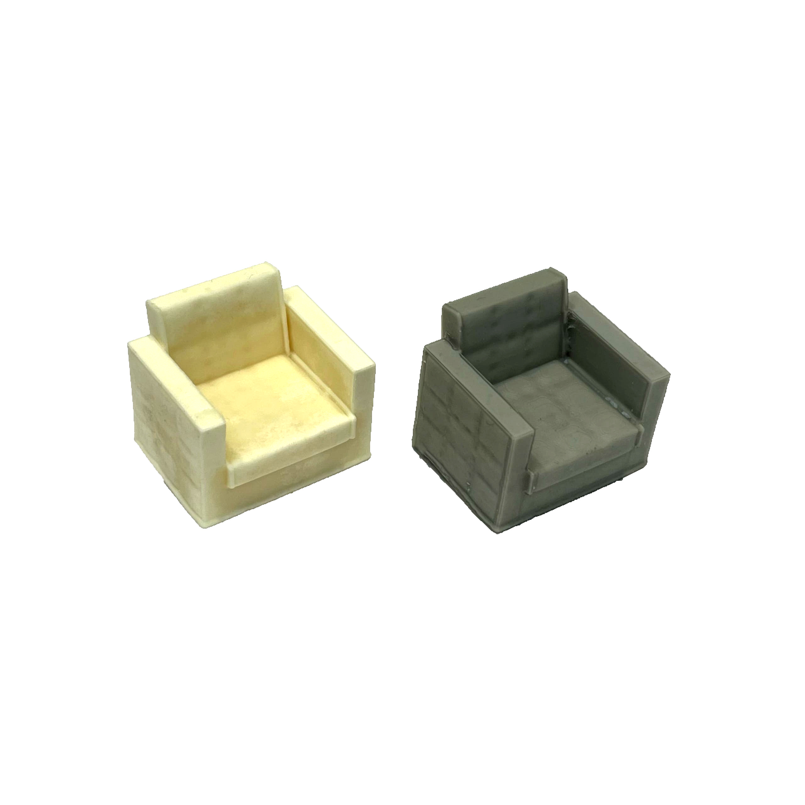 43014 Martin 1/43 Armchair. Made in the USSR. 1960-70, 2 pcs.