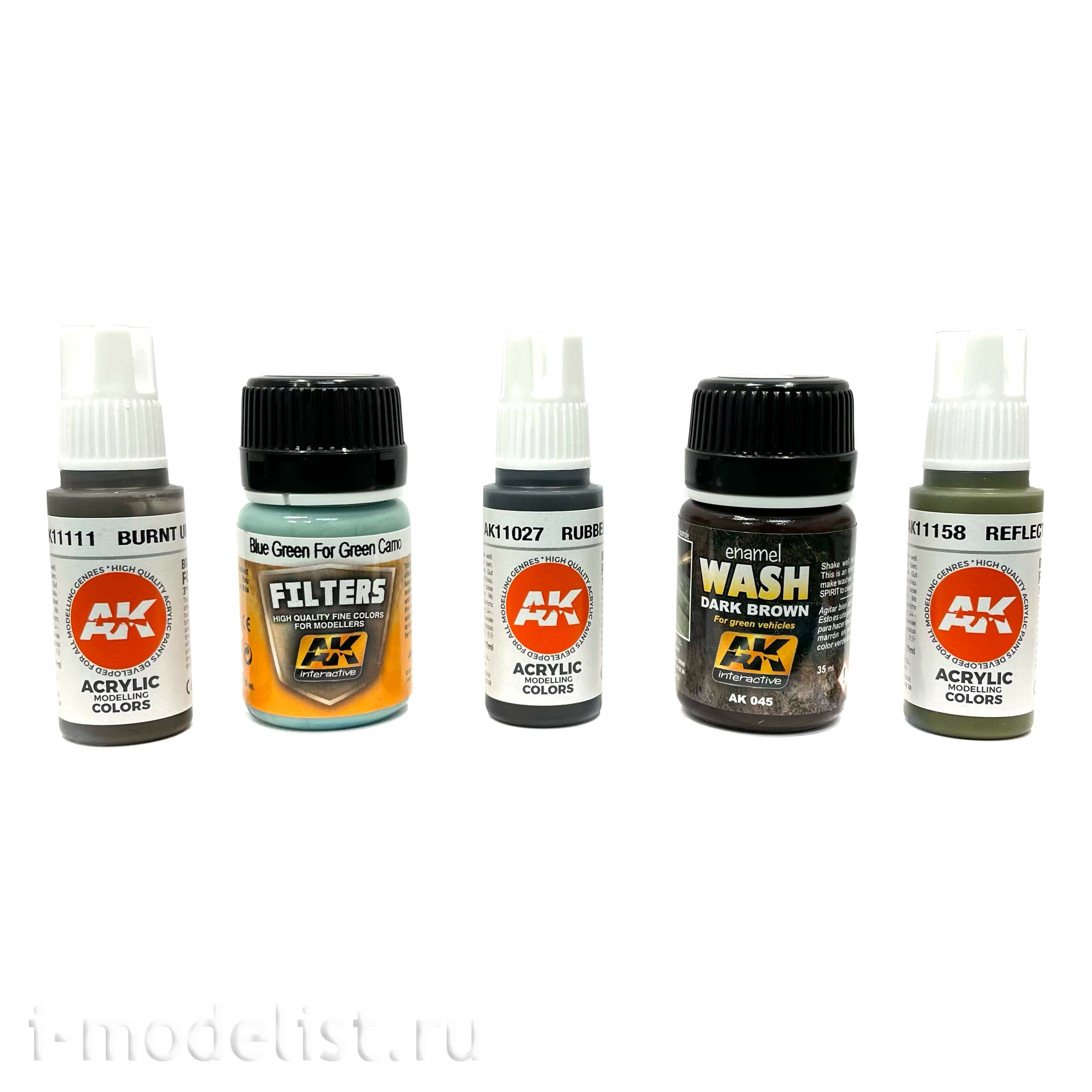 AK4302 AK Interactive Acrylic Paint Kit for tank 15 ARM
