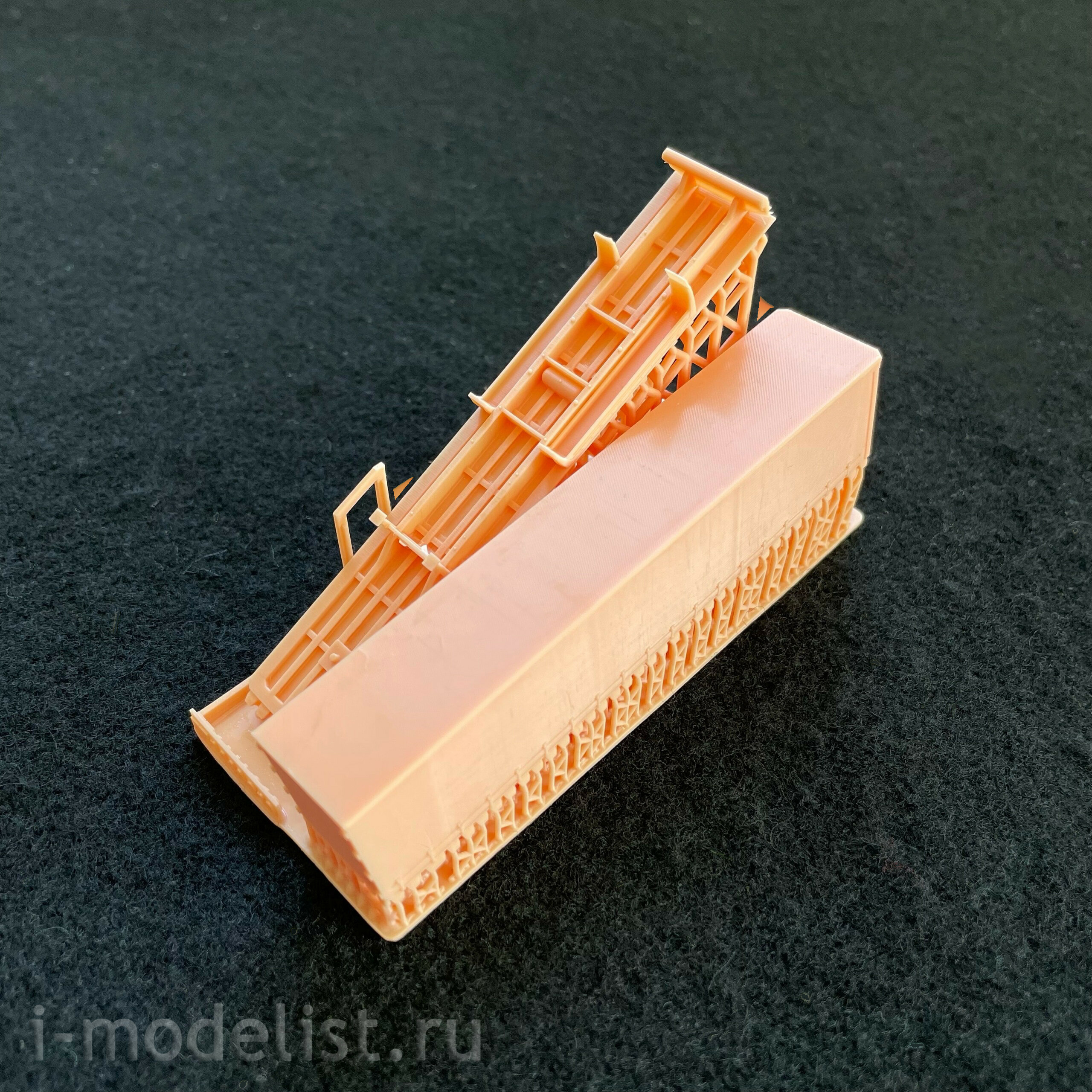 144A011 Orient Express 1/144 Mercedes Actros 1860 with awning curtain semi-trailer Krone SD