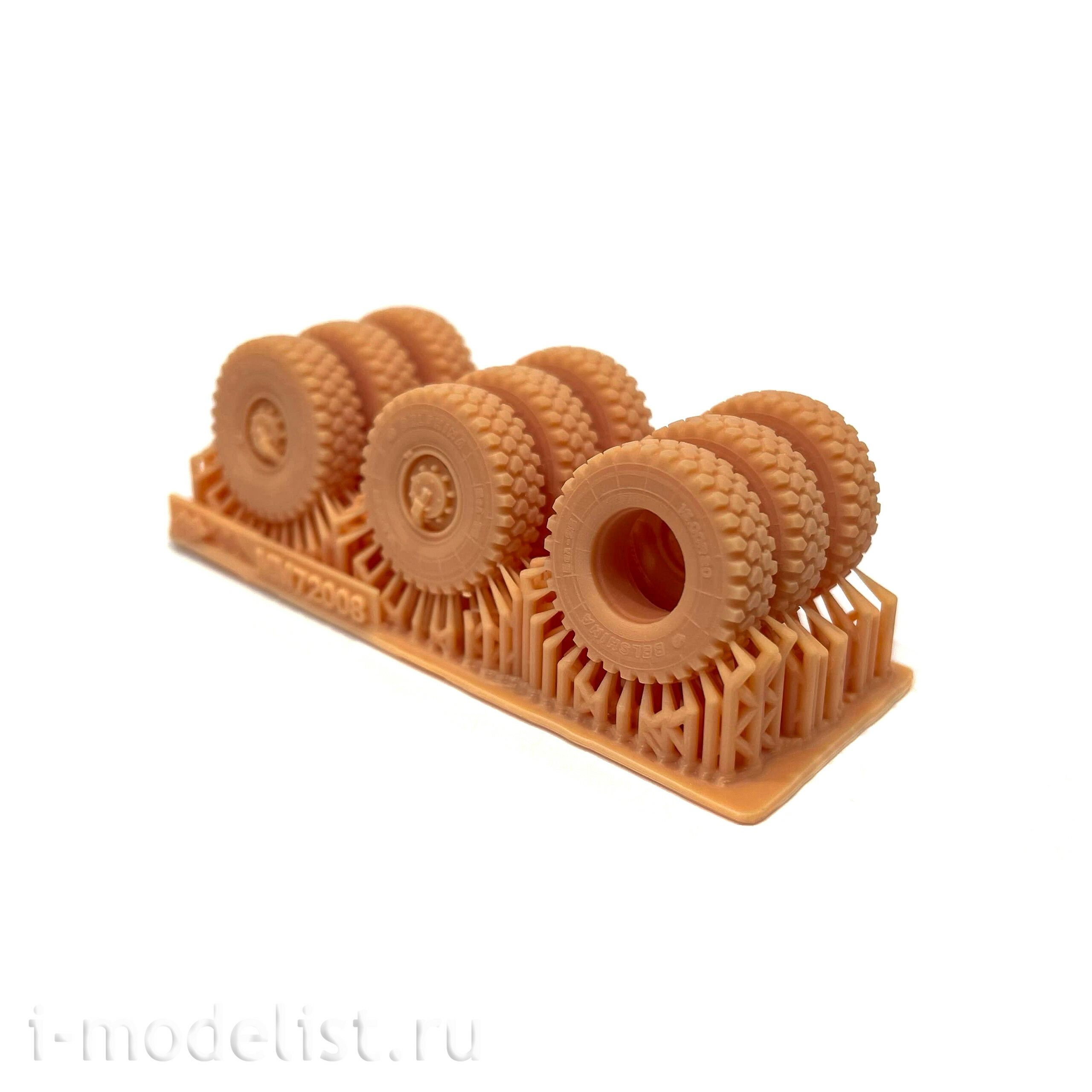 MM72008 My Model 1/72 Set of add-ons No. 1 for the Zvezda model, art. 5069 (set of wheels 9 pcs. + automatic machine)