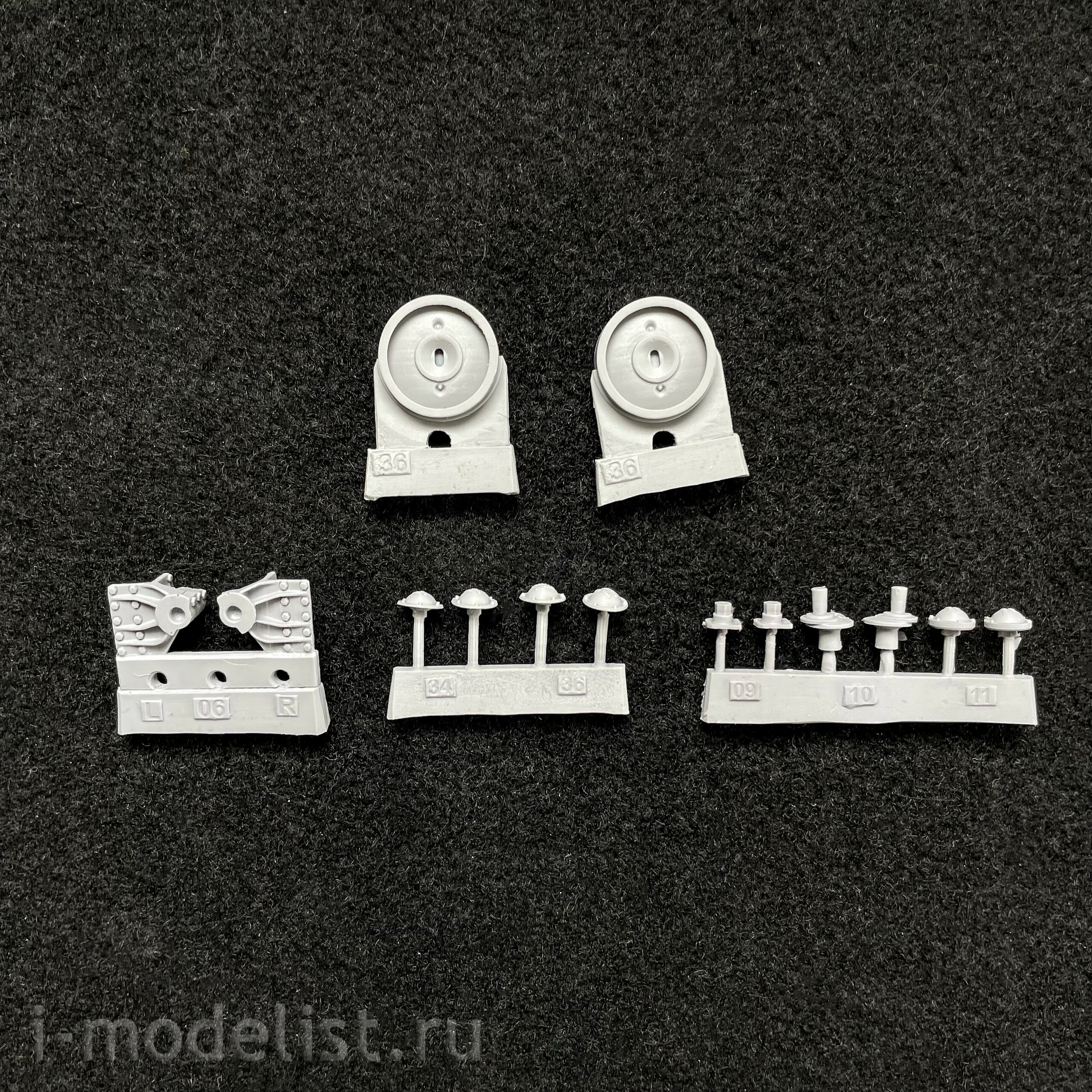 35036 Fury Models 1/35 More Advanced Wheels for US Tank M4 Sherman VVSS