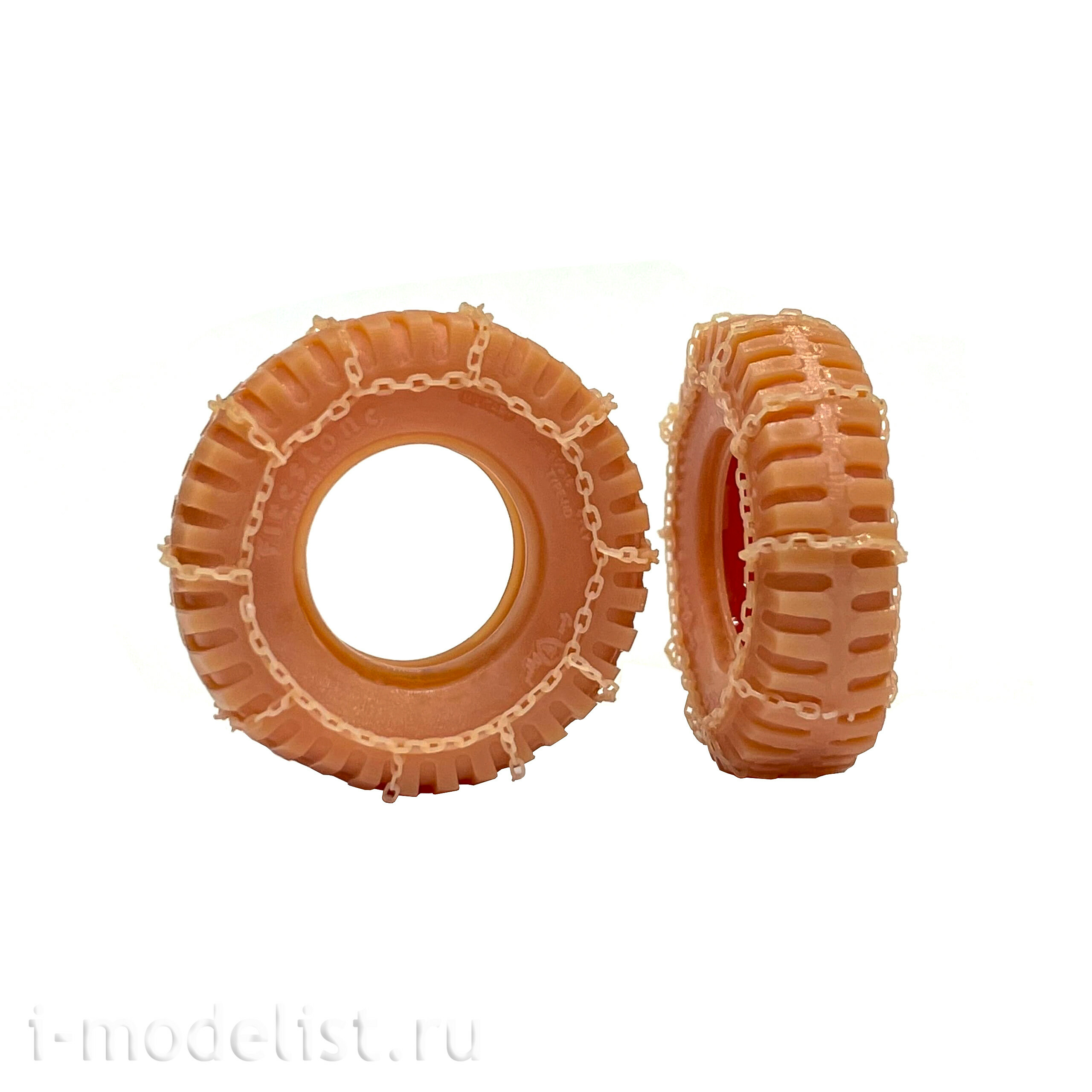 DVC35012 DVC 1/35 Tires for Dodge car with chains and load (included 4 pieces + spare tire without load and chains)