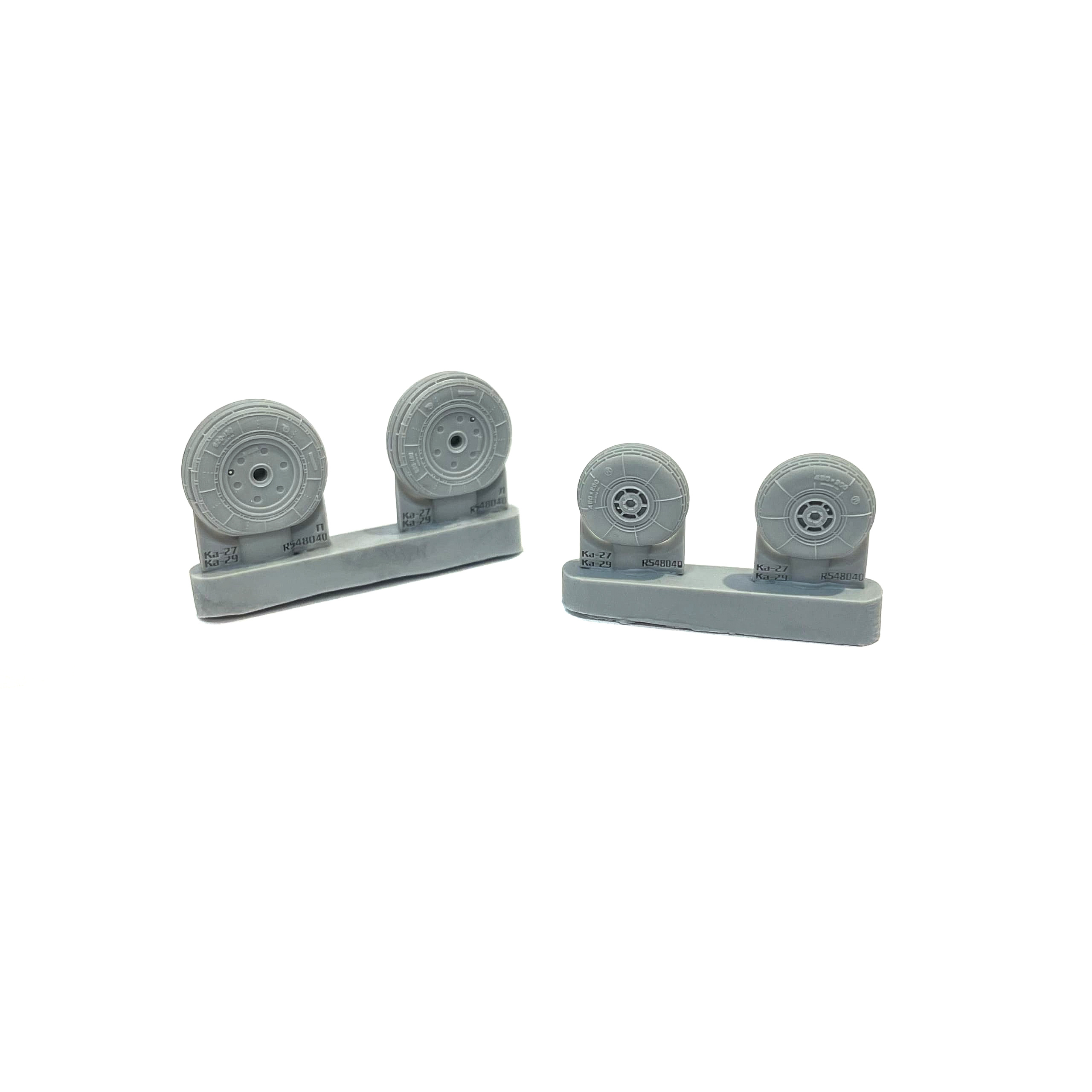 RS48040 E.V.M. 1/48 Chassis Wheels for the K@-27 helicopter model