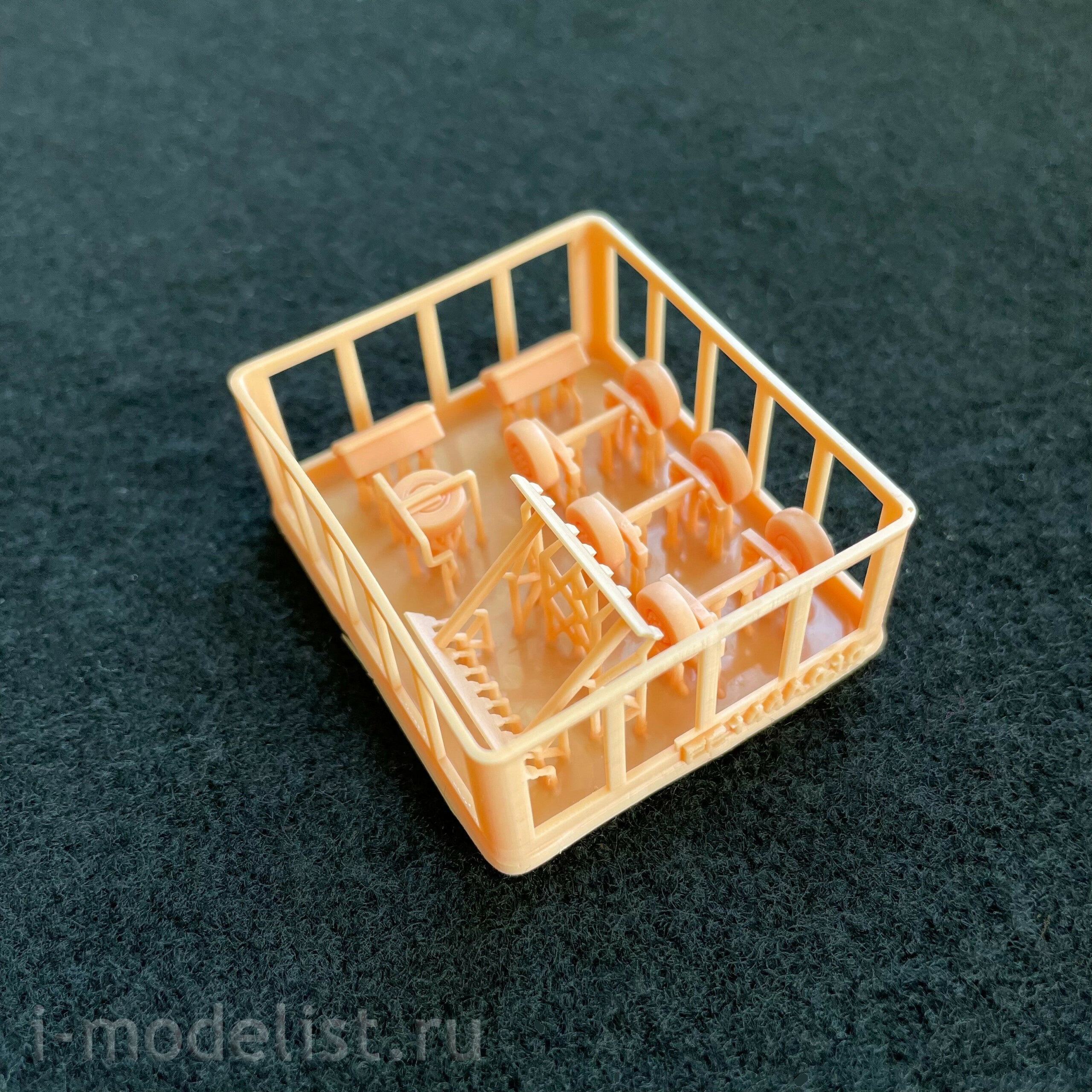 144A011 Orient Express 1/144 Mercedes Actros 1860 with awning curtain semi-trailer Krone SD