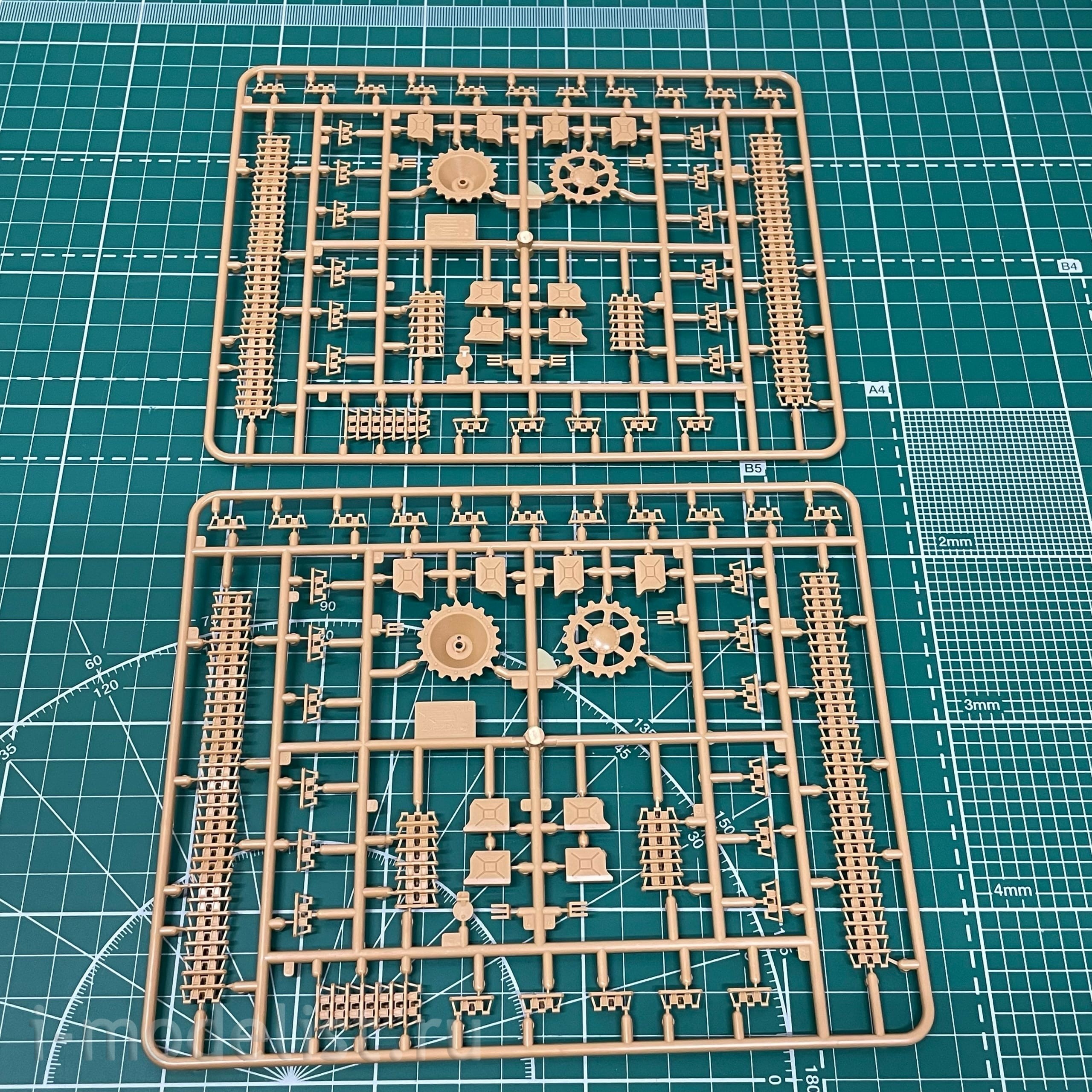 3641 Zvezda 1/35 German T-IV E tank