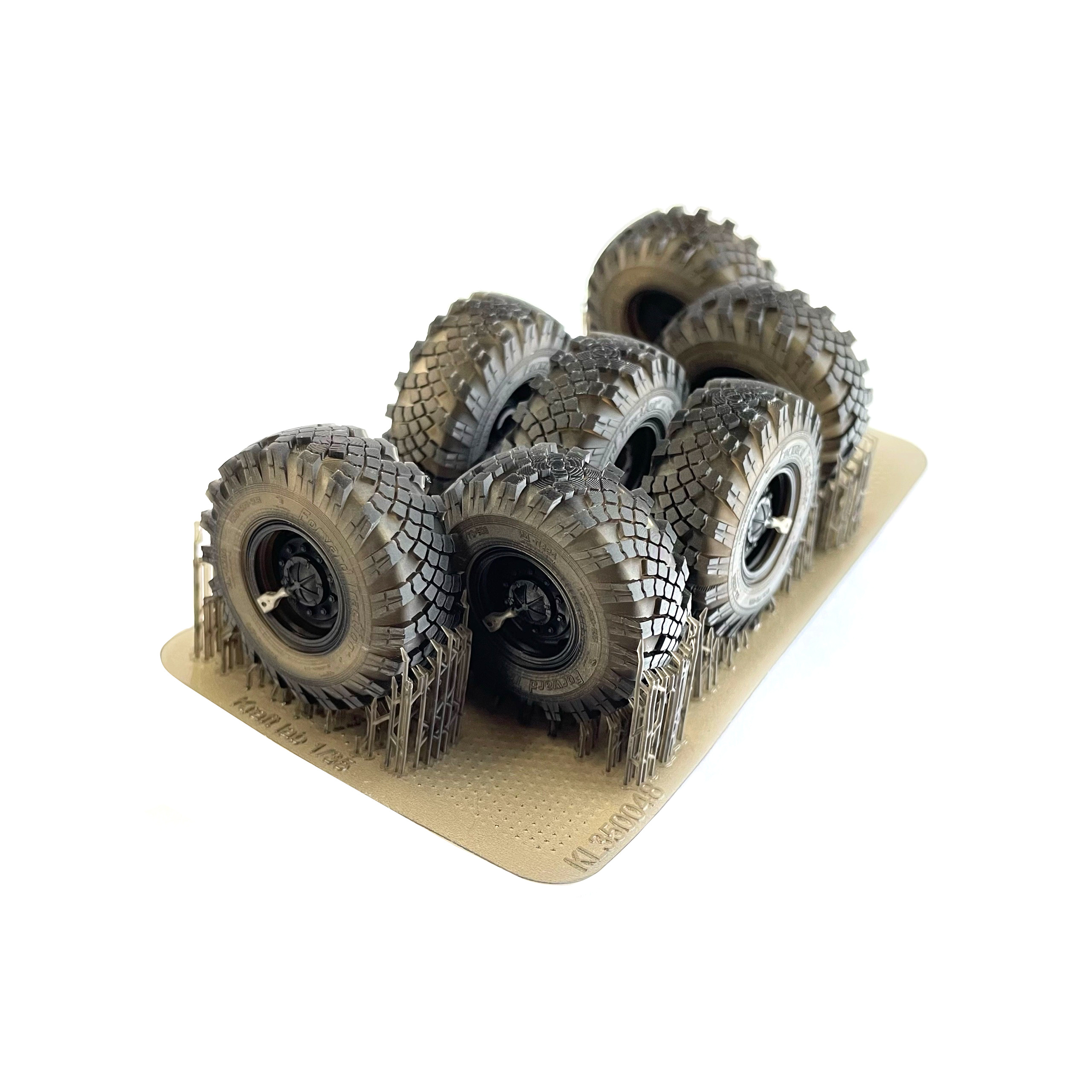 KL350048 Kraft Lab 1/35 Set of ID-P284 wheels with hoods