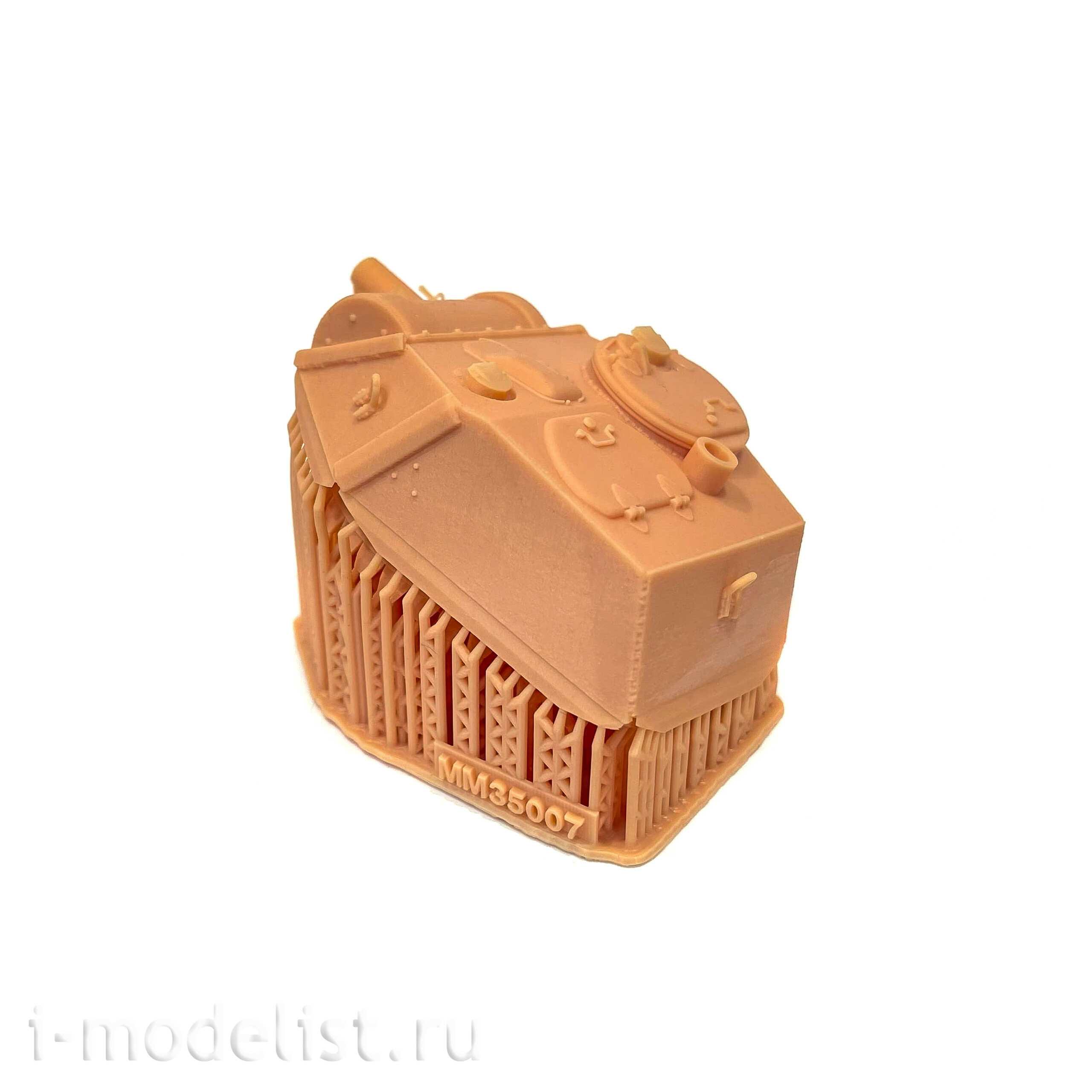 MM35007 My model 1/35 Turret with 20K cannon for T-70B tank, handrails for infantrymen (with texture)