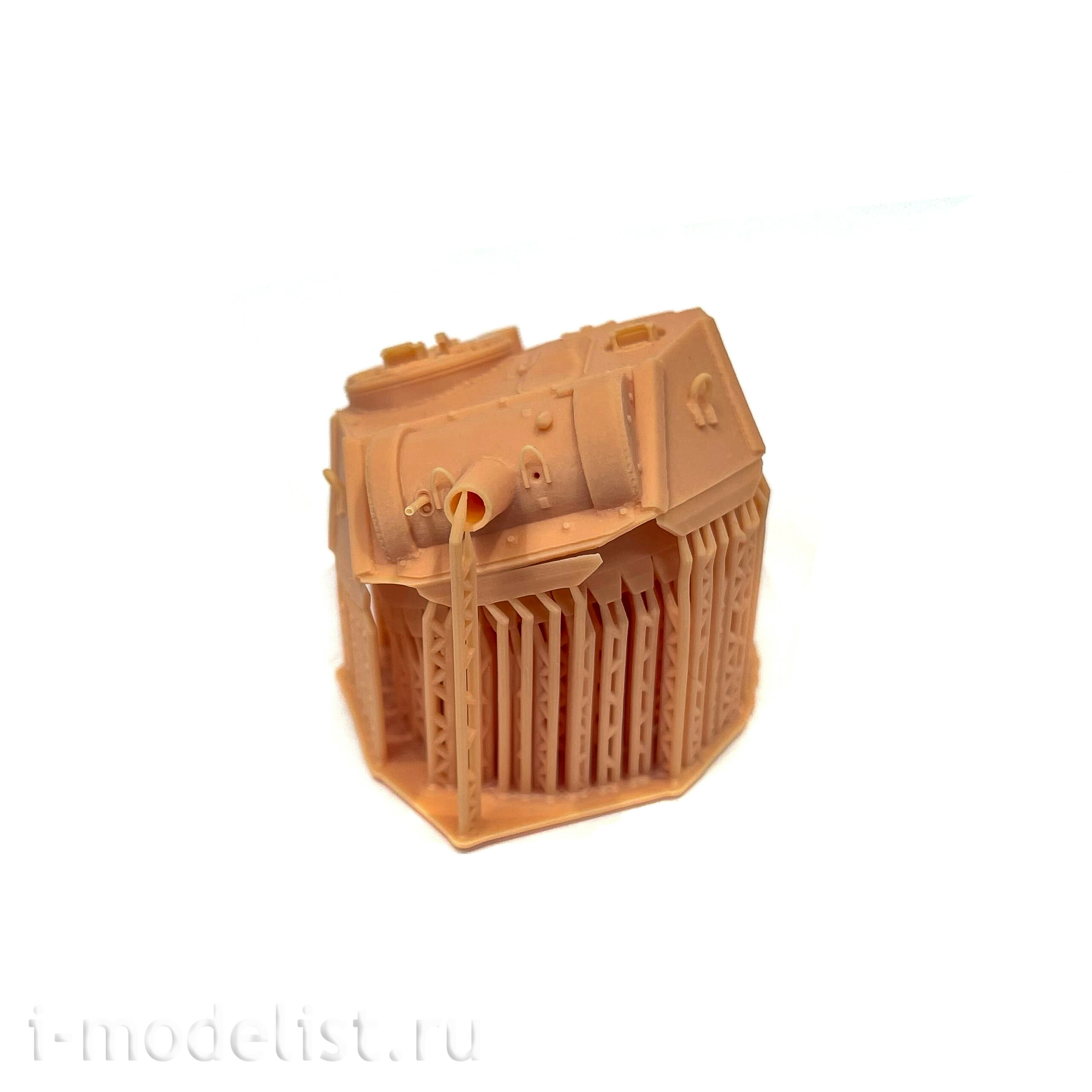MM35007 My model 1/35 Turret with 20K cannon for T-70B tank, handrails for infantrymen (with texture)