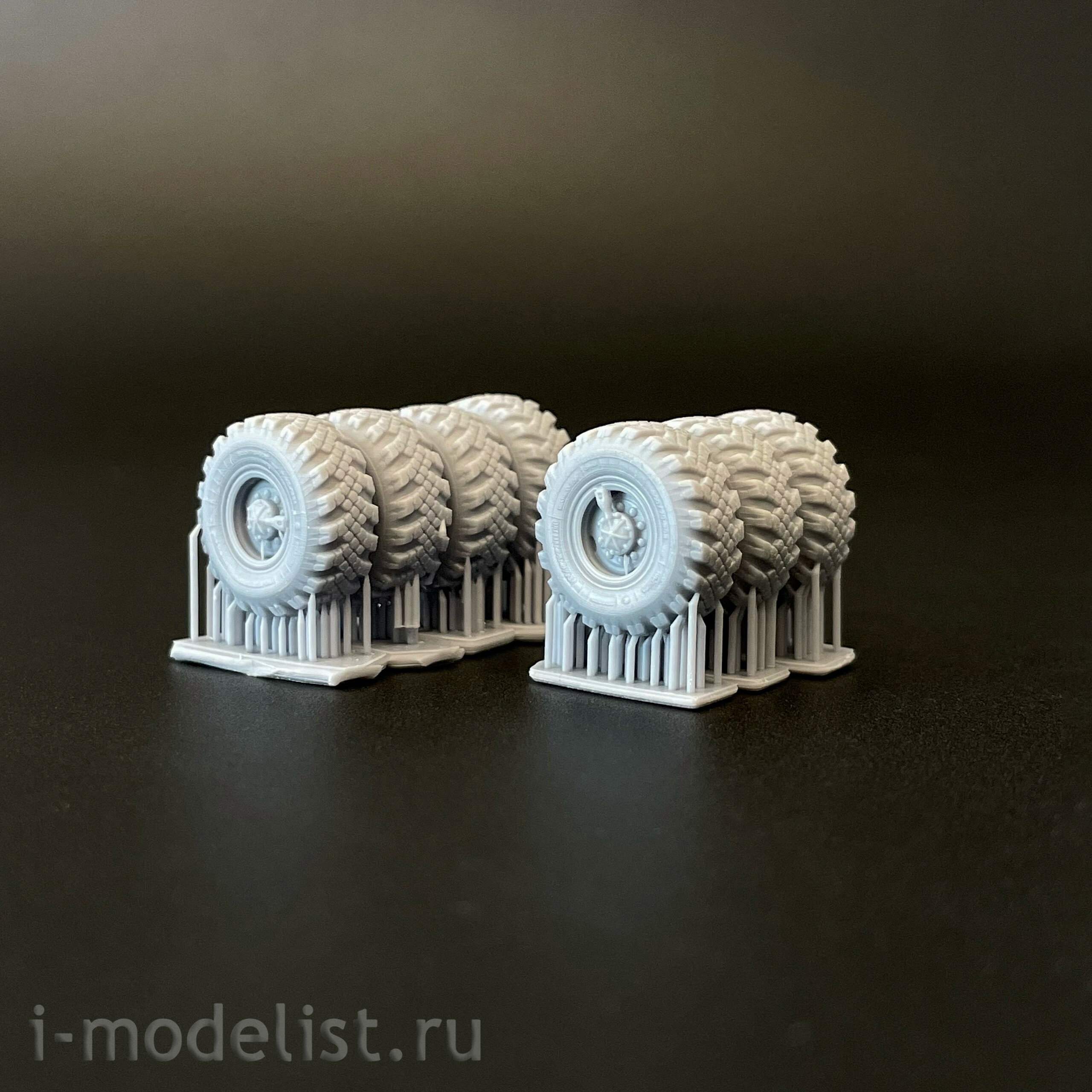 Im72033 GE Models 1/72 Набор колёс с просадкой (6 шт. + запаска) для БМ-21 