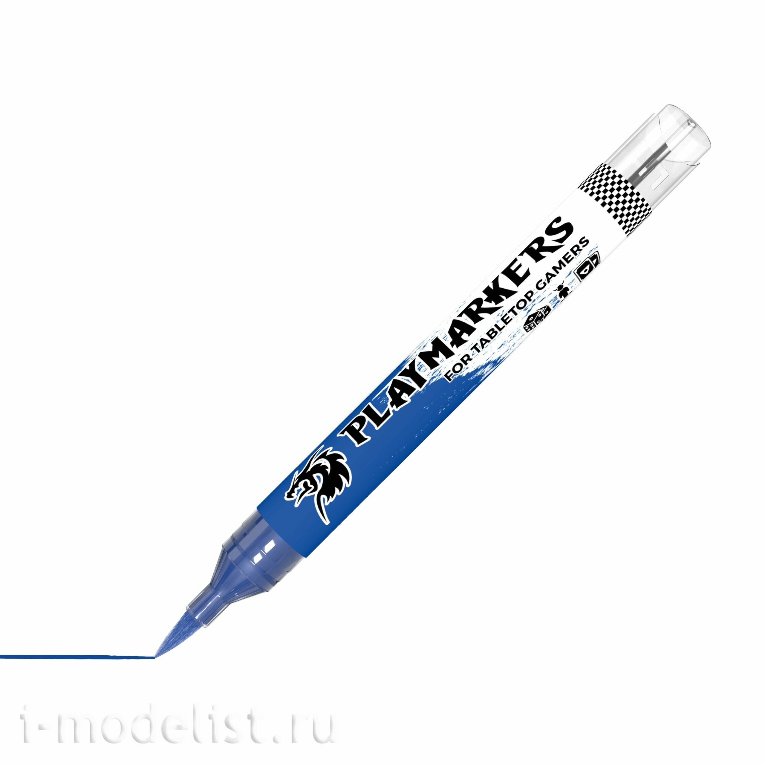 AKM026 AK Interactive Акриловый маркер PLAYMARKER - Средне-синий / MEDIUM BLUE – PLAYMARKER
