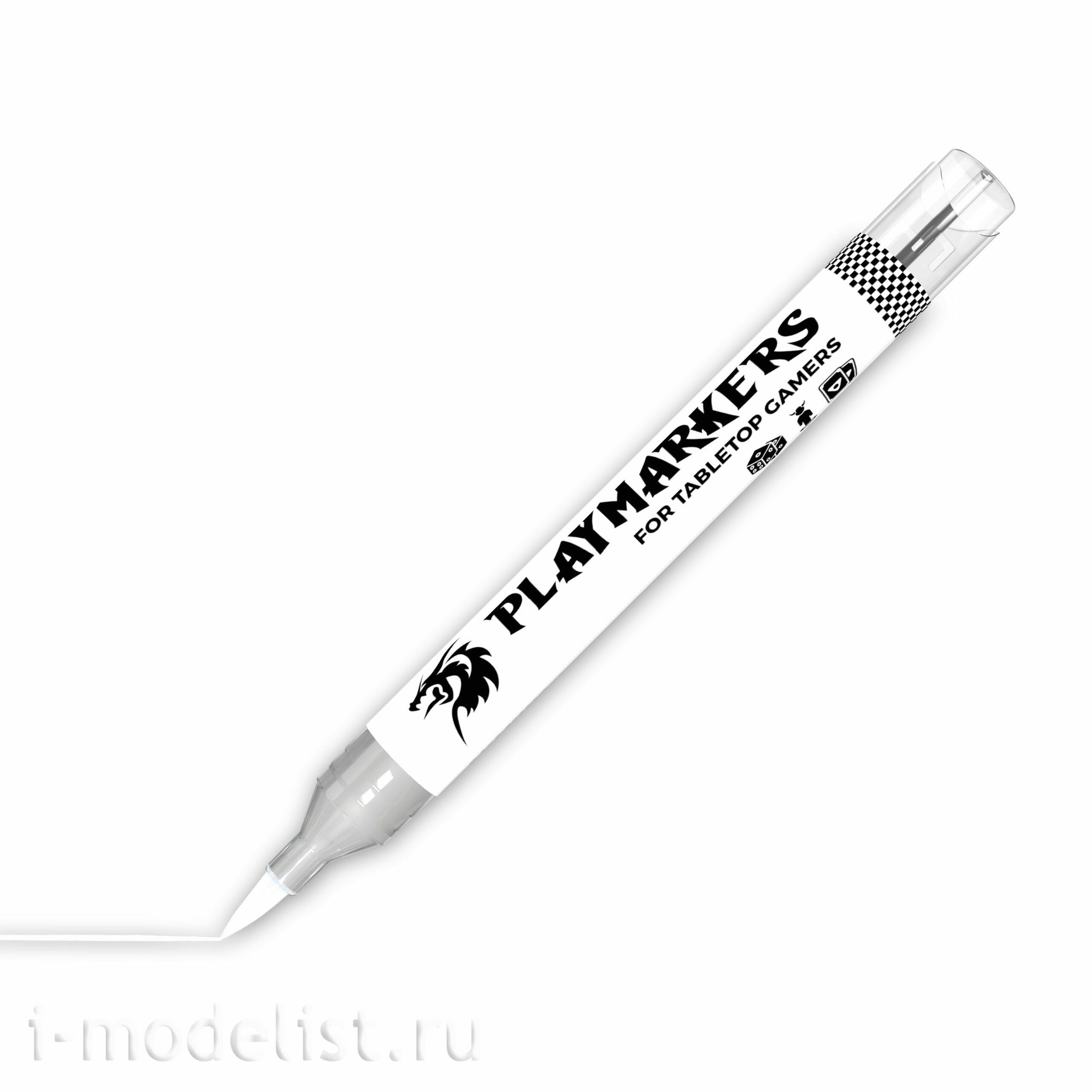 AKM003 AK Interactive Акриловый маркер PLAYMARKER - Белый / WHITE – PLAYMARKER