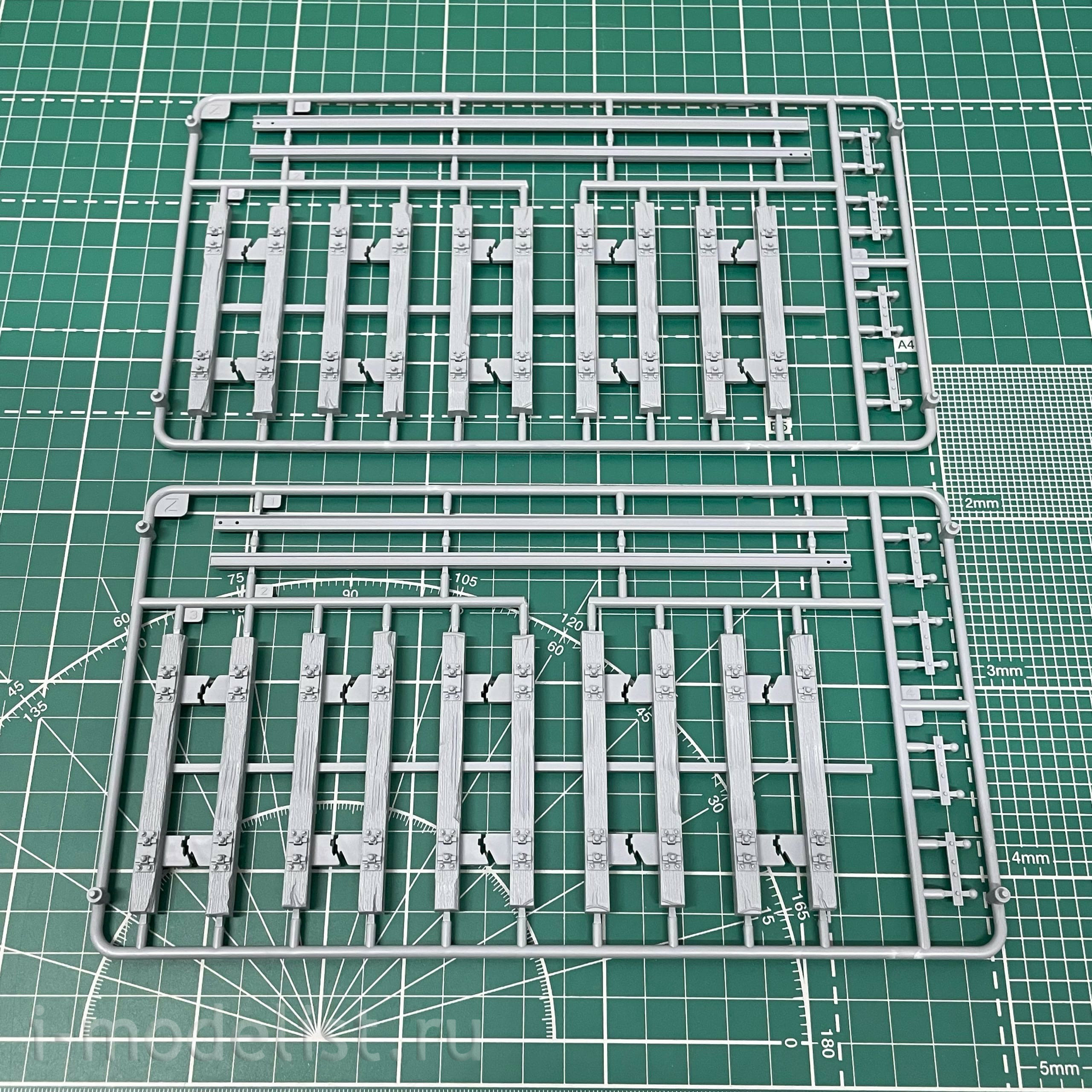 35A05 Sabre Model 1/35 German Railway platform Genuine SSyms 6-Axle 80 t