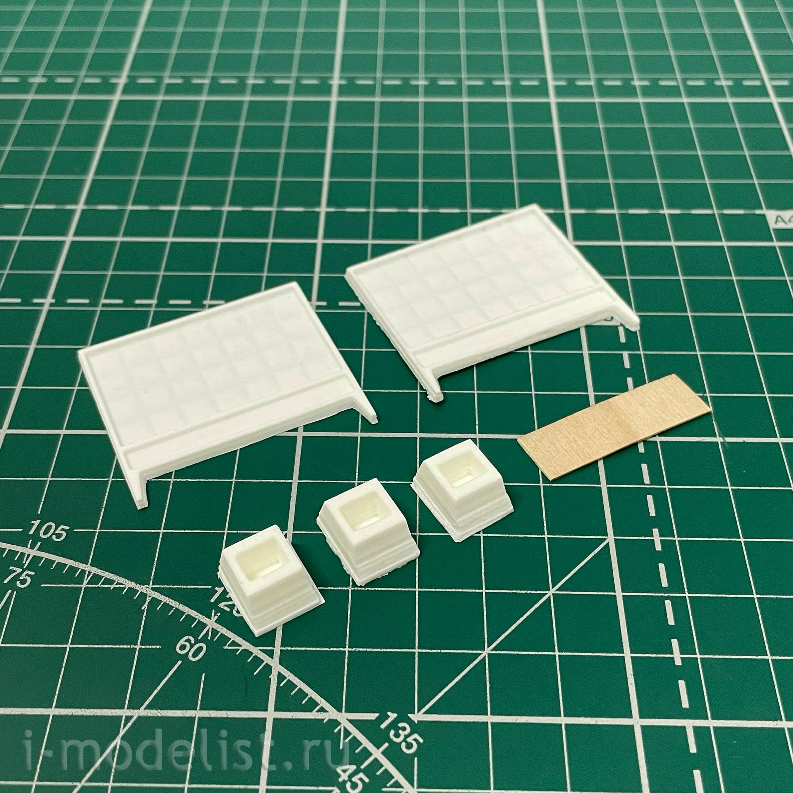 22-901/2 Imodelist 1/72 Concrete fence DIAMOND FACE 3 PB30.20 2 plates (3 cups) + wedges