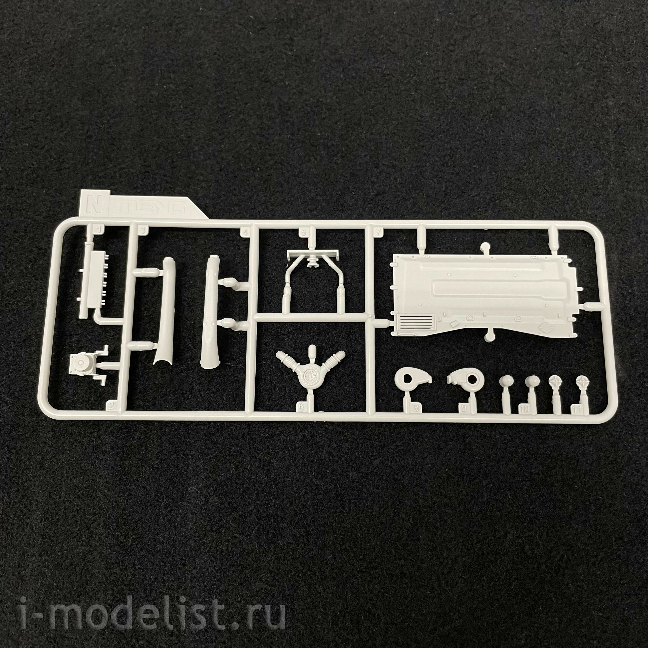 TS-053 Meng 1/35 Russian T-72B3M main battle Tank with KMT-8 minesweeper (licensed by UVZ)
