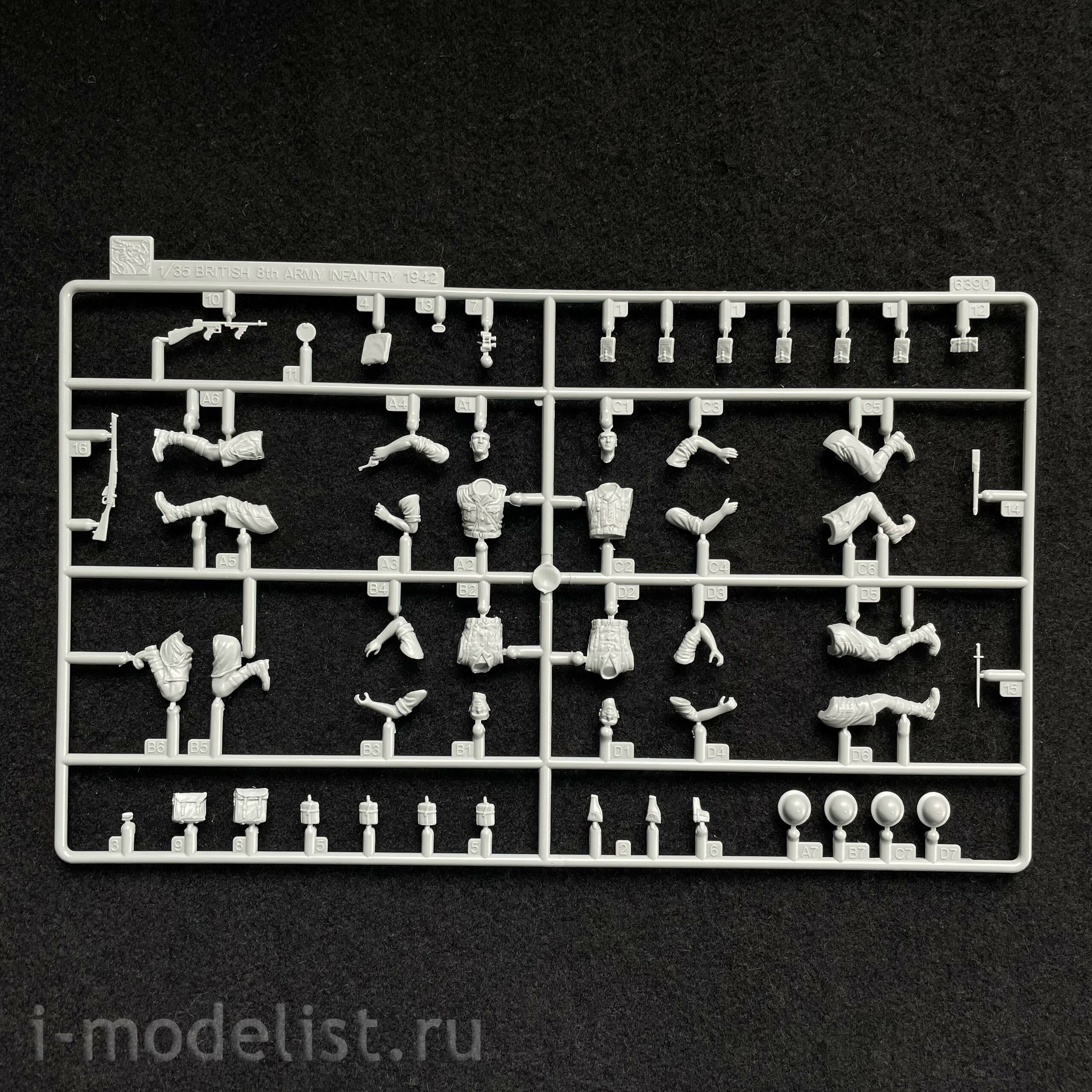 6390 Dragon 1/35 Infantry of the 8th British Army (El Alamein, 1942)