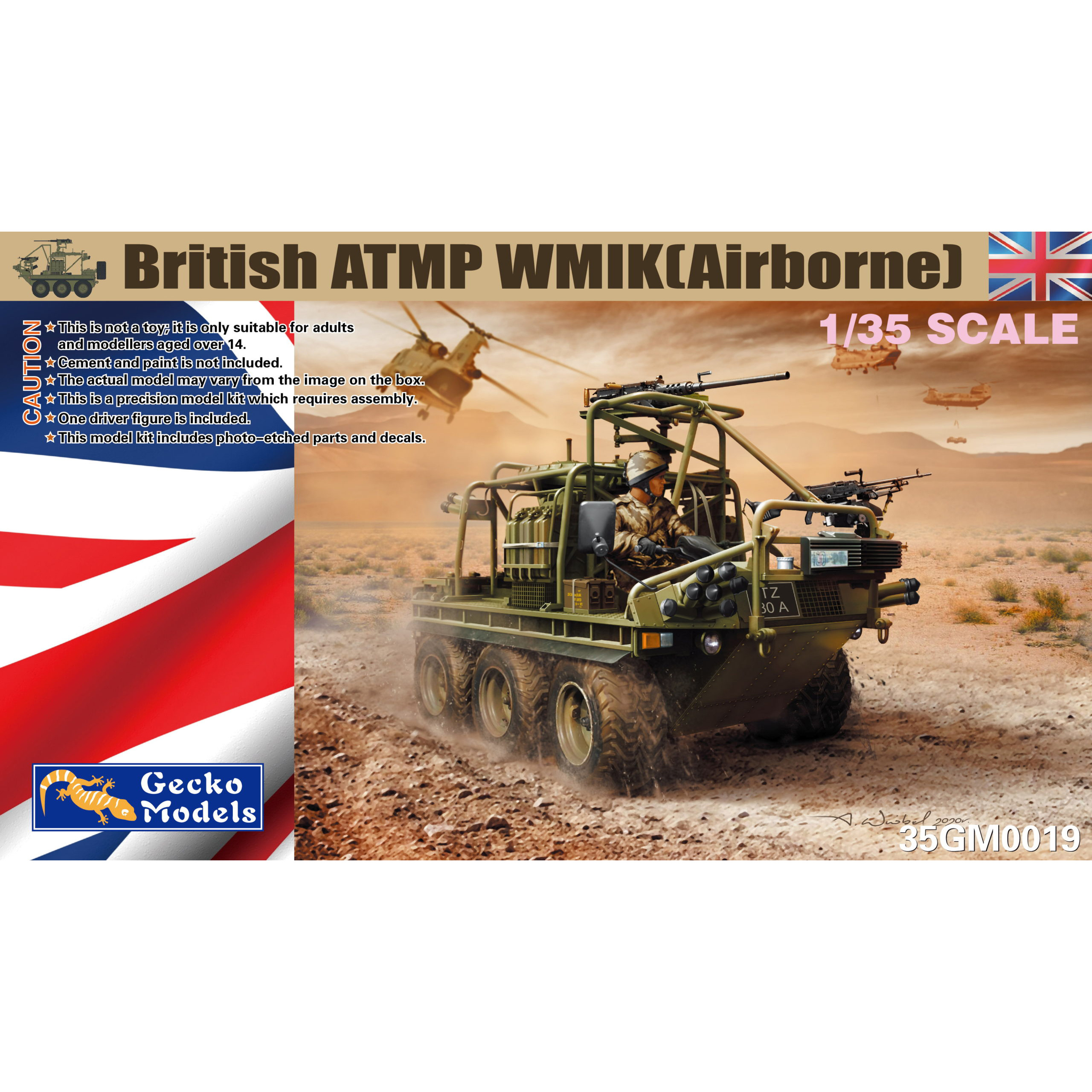 35GM0019 Gecko Models 1/35 British ATMP WMIK (onboard)
