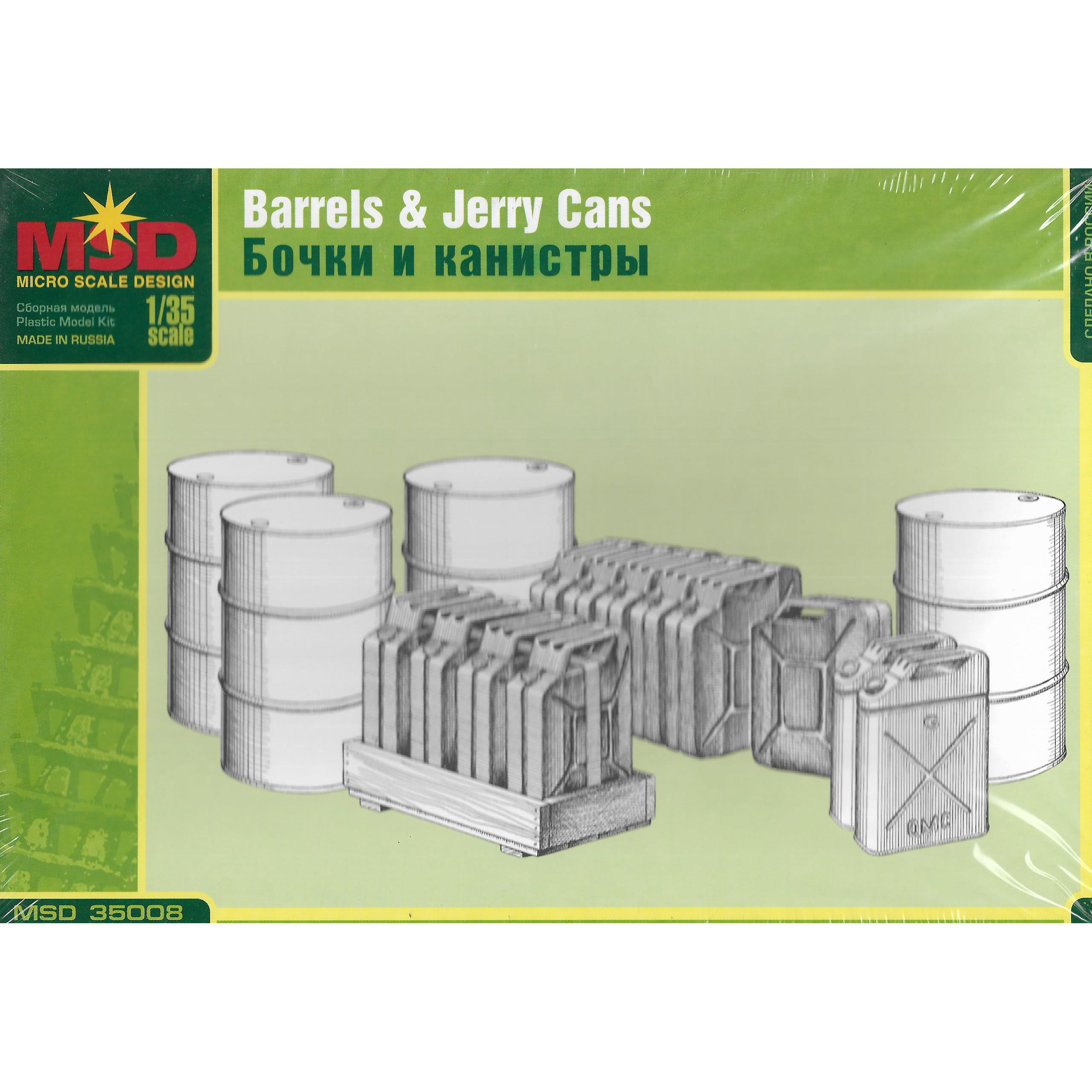 35008 Maket 1/35 Barrels and cans