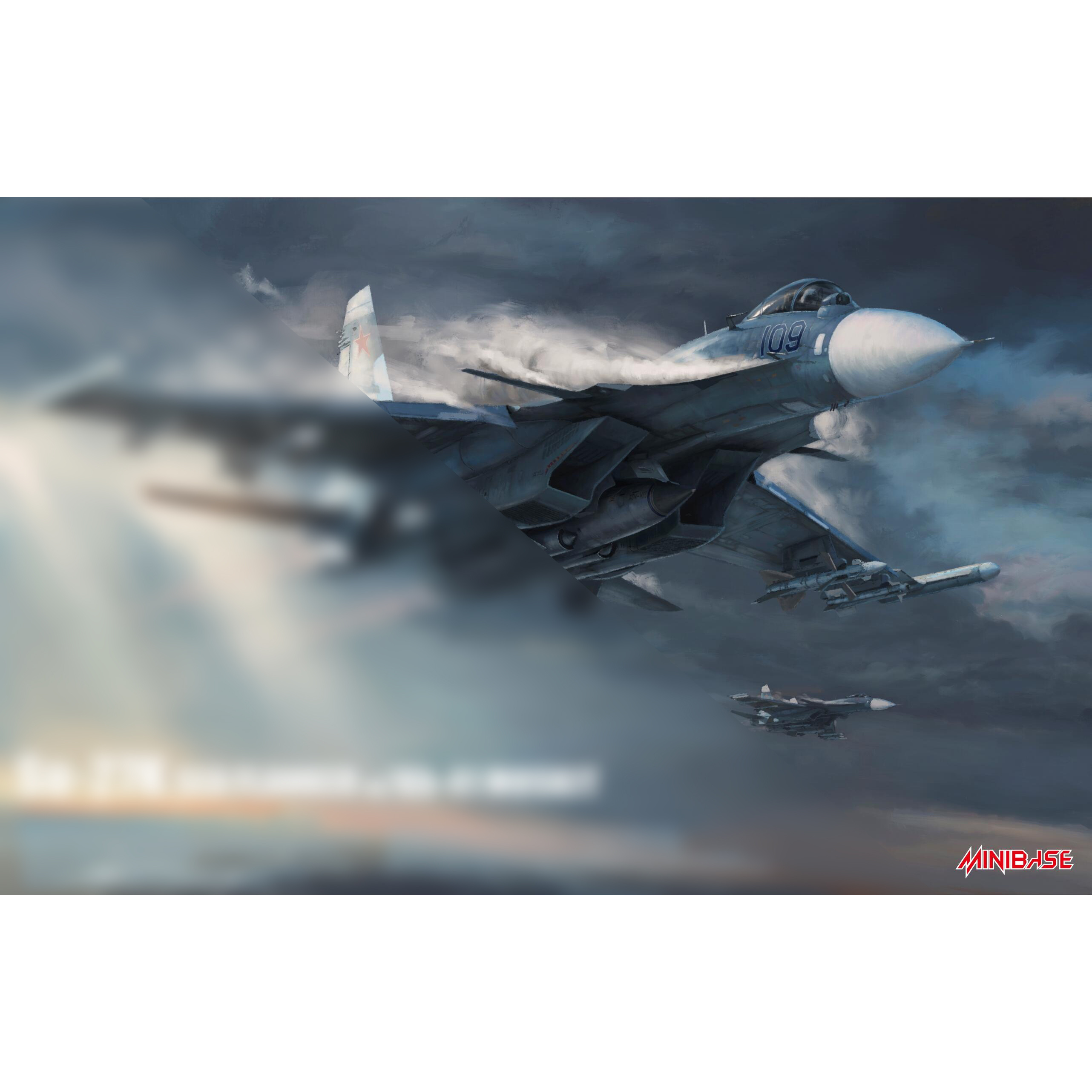 8002 MiniBase 1/48 С-27k Fighter with Kh-41 Mosquito Missile (P-270)