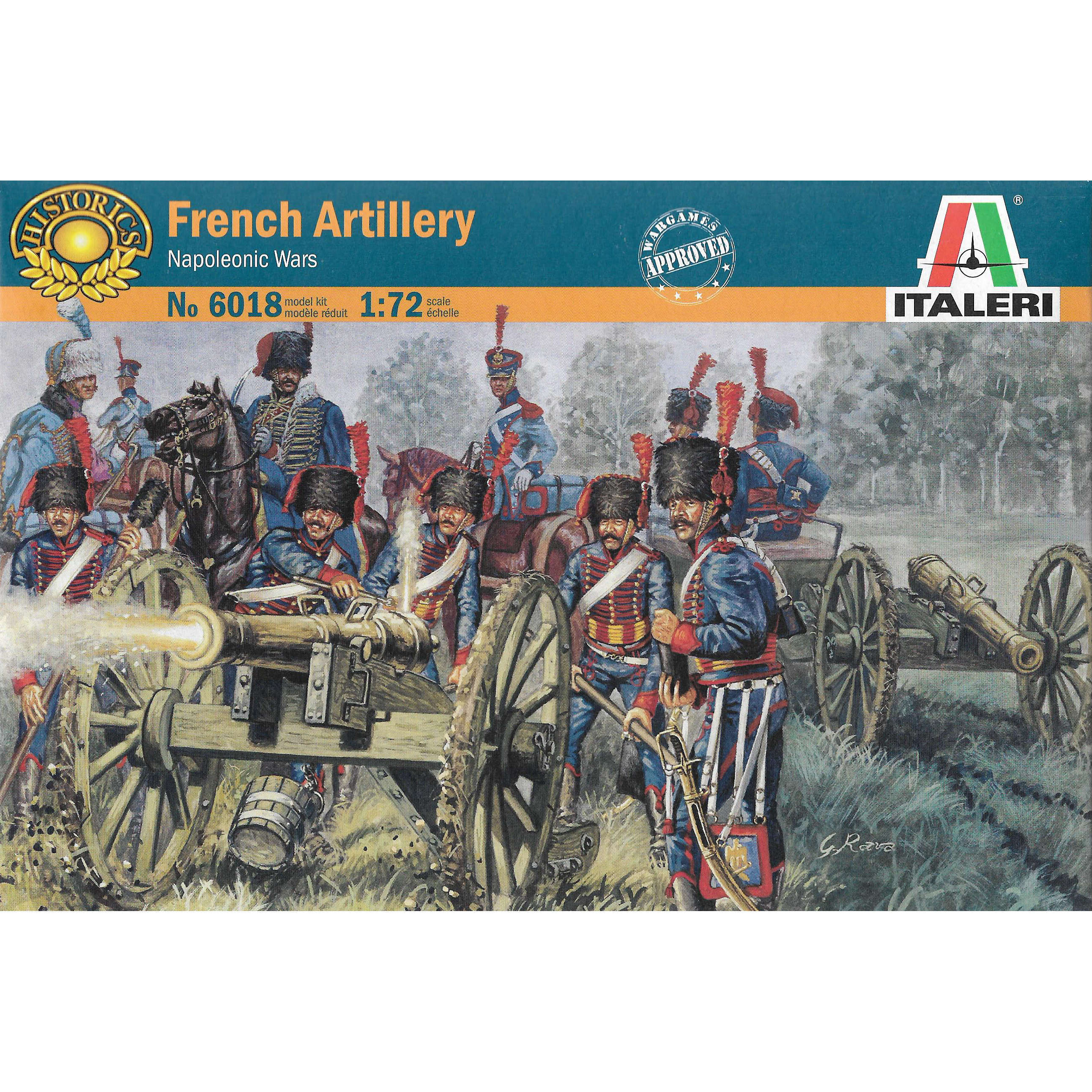 6018 Italeri 1/72 French Artillery