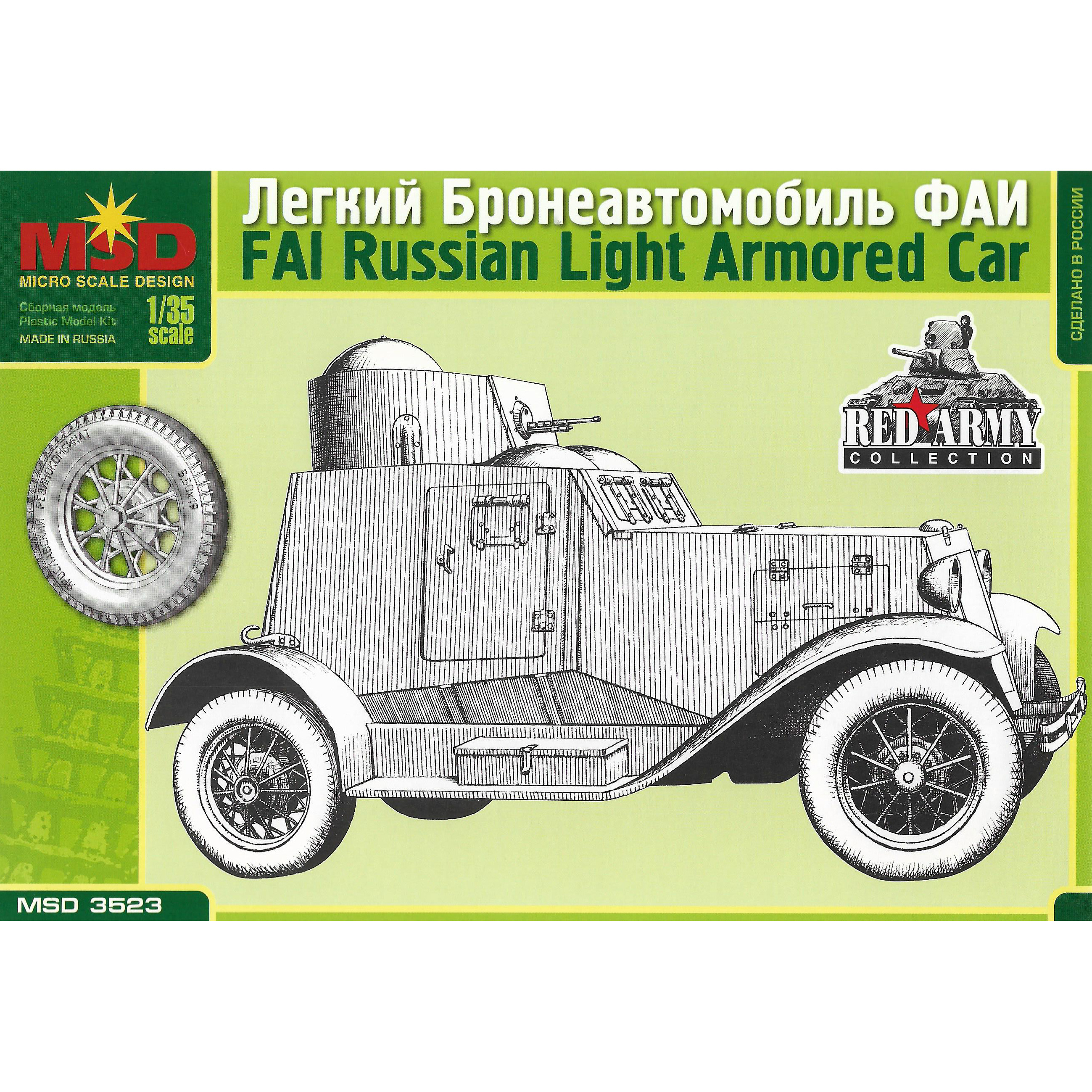 3523 Maket 1/35 Light armored car FAI