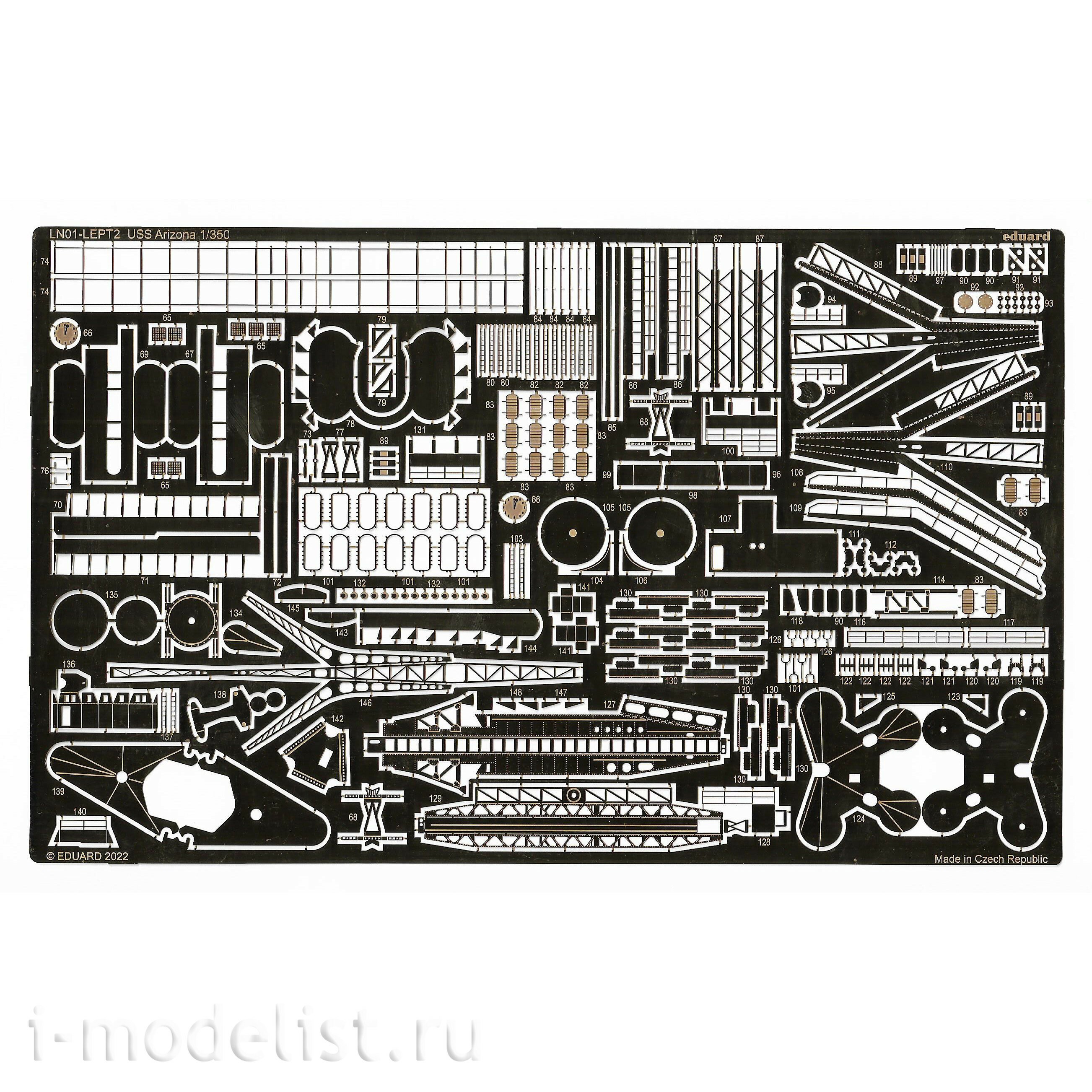 LN01 Eduard 1/350 Battleship USS Arizona (BB-39)