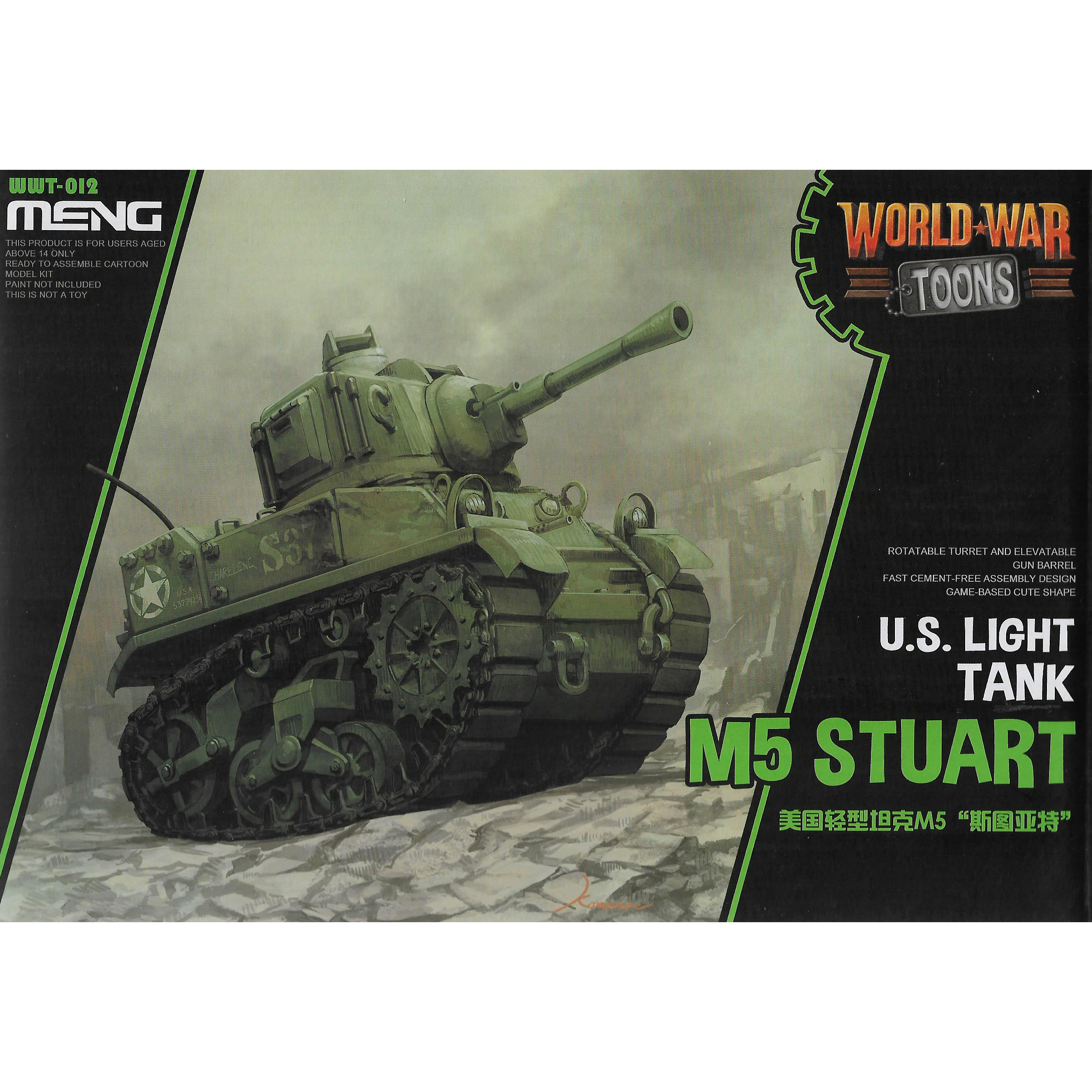WWT-012 Meng U. S Light Tank M5 Stuart