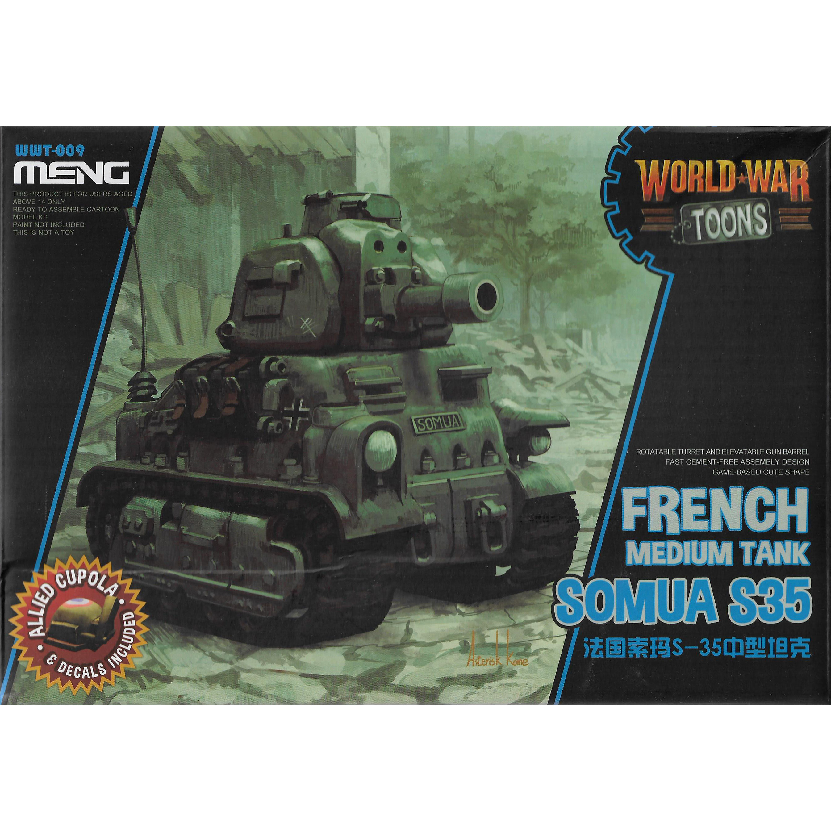 WWT-009 Meng French Medium Tank Somua S-35
